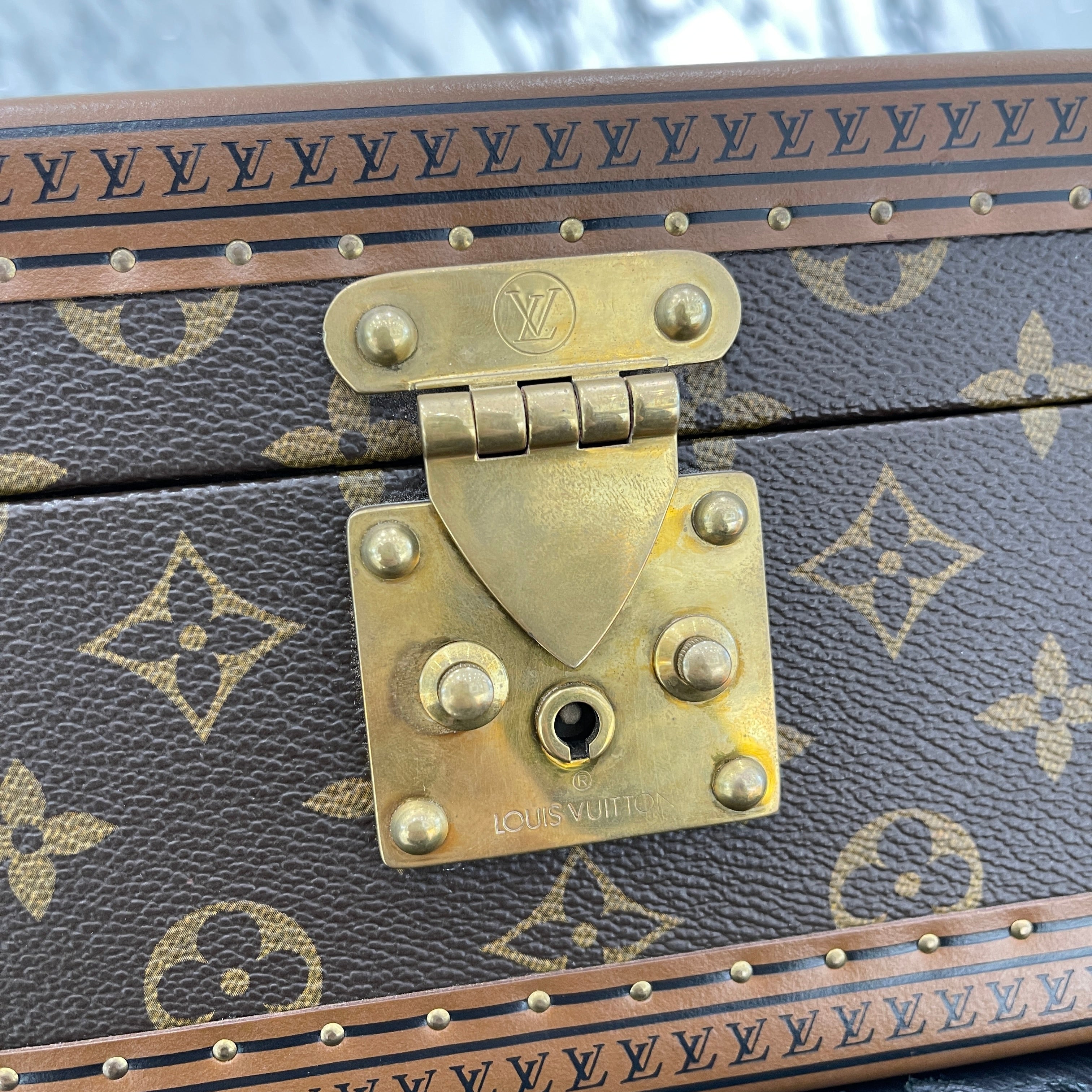 LOUIS VUITTON 2020AW Coffret Tresor 24 Jewellery Box M10139 ルイヴィトン モノグラム コフレ・トレゾール 24 クレーム ジュエリーボックス