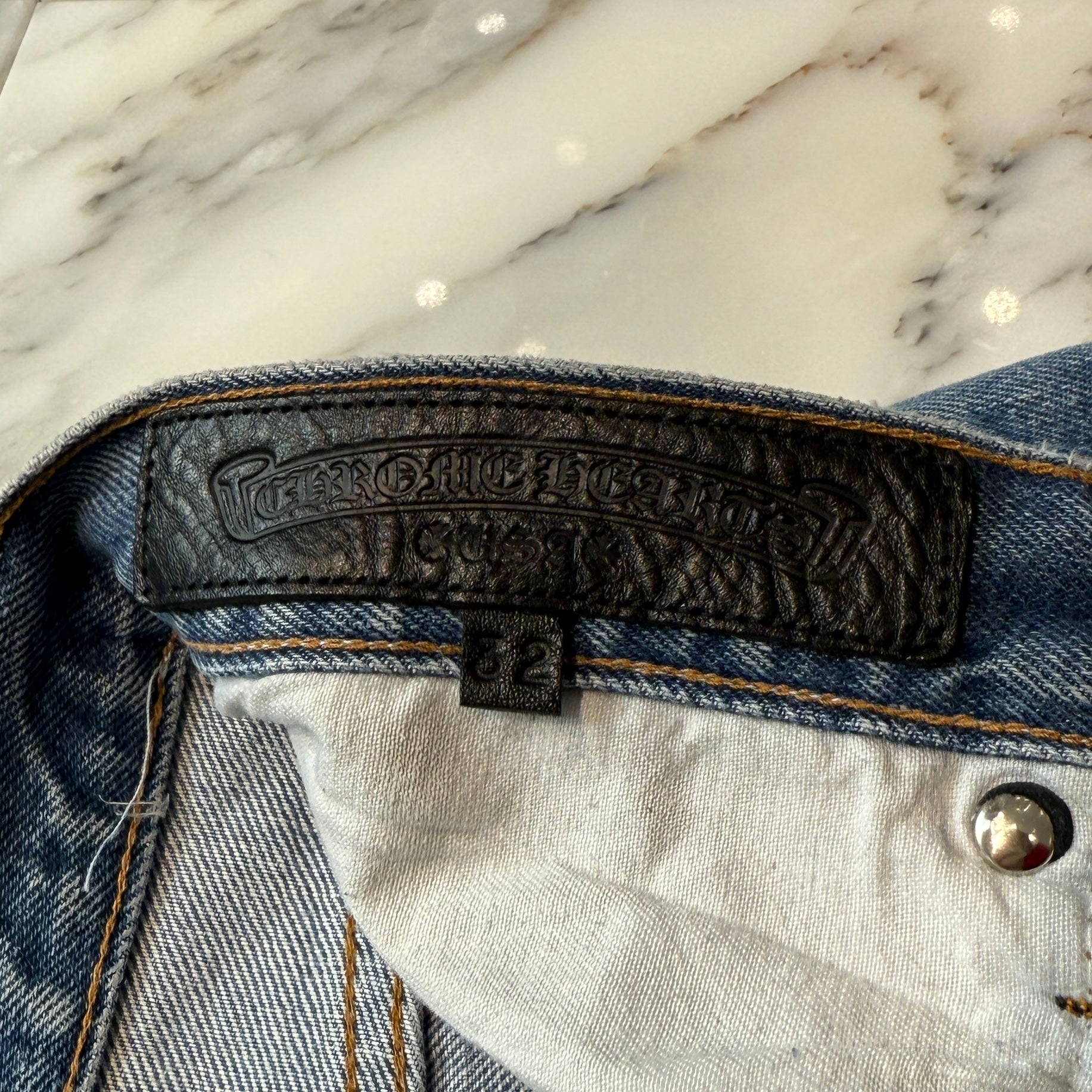 CHROME HEARTS × Levi's 501 VNTG Cross Ball Button Denim Pants Size 32 クロムハーツ × リーバイス 501 ヴィンテージ クロスボールボタン デニムパンツ サイズ32