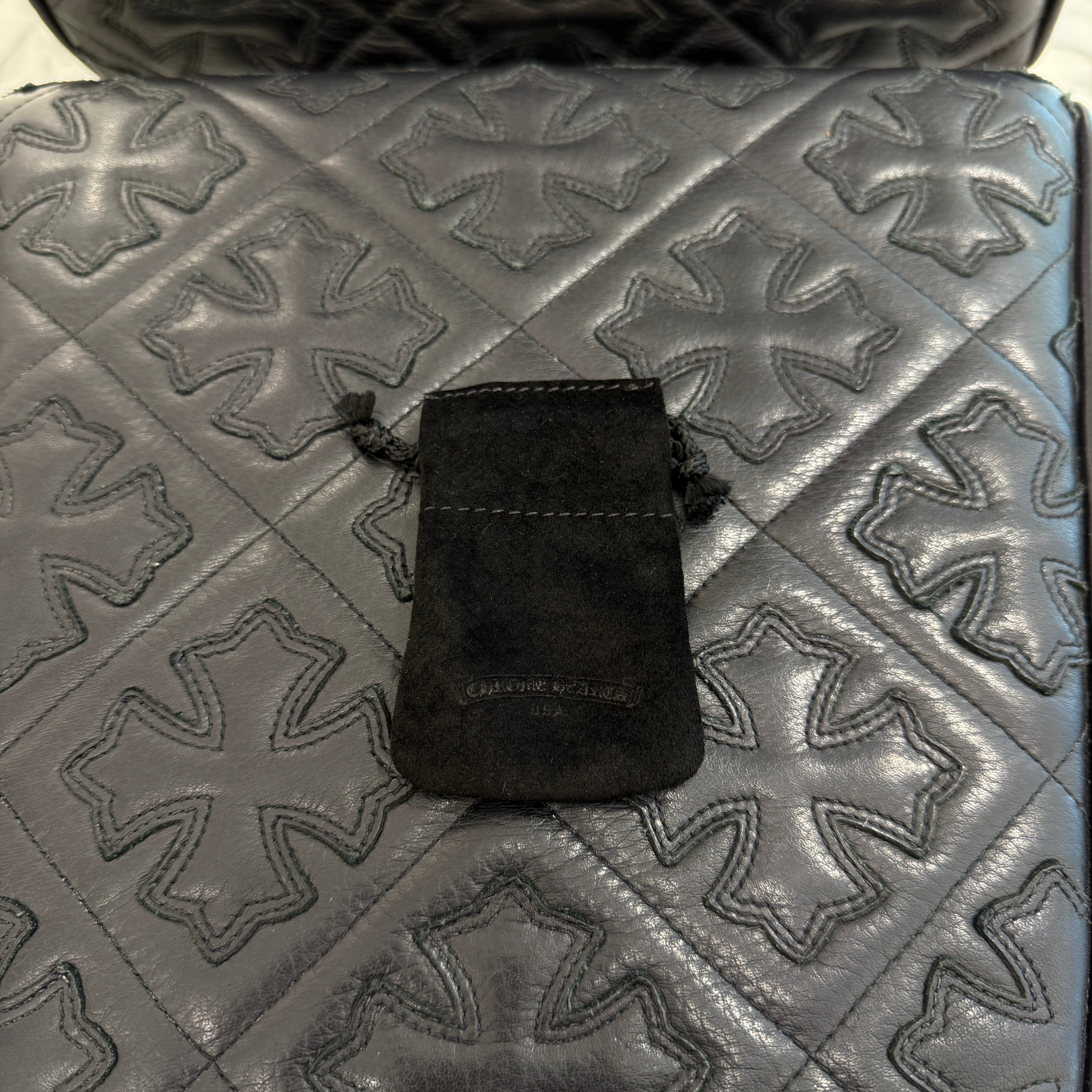 CHROME HEARTS 22K CH Cross Stud Earring Pave Diamond クロムハーツ 22K CH クロス スタッズ イヤリング パヴェダイアモンド ピアス