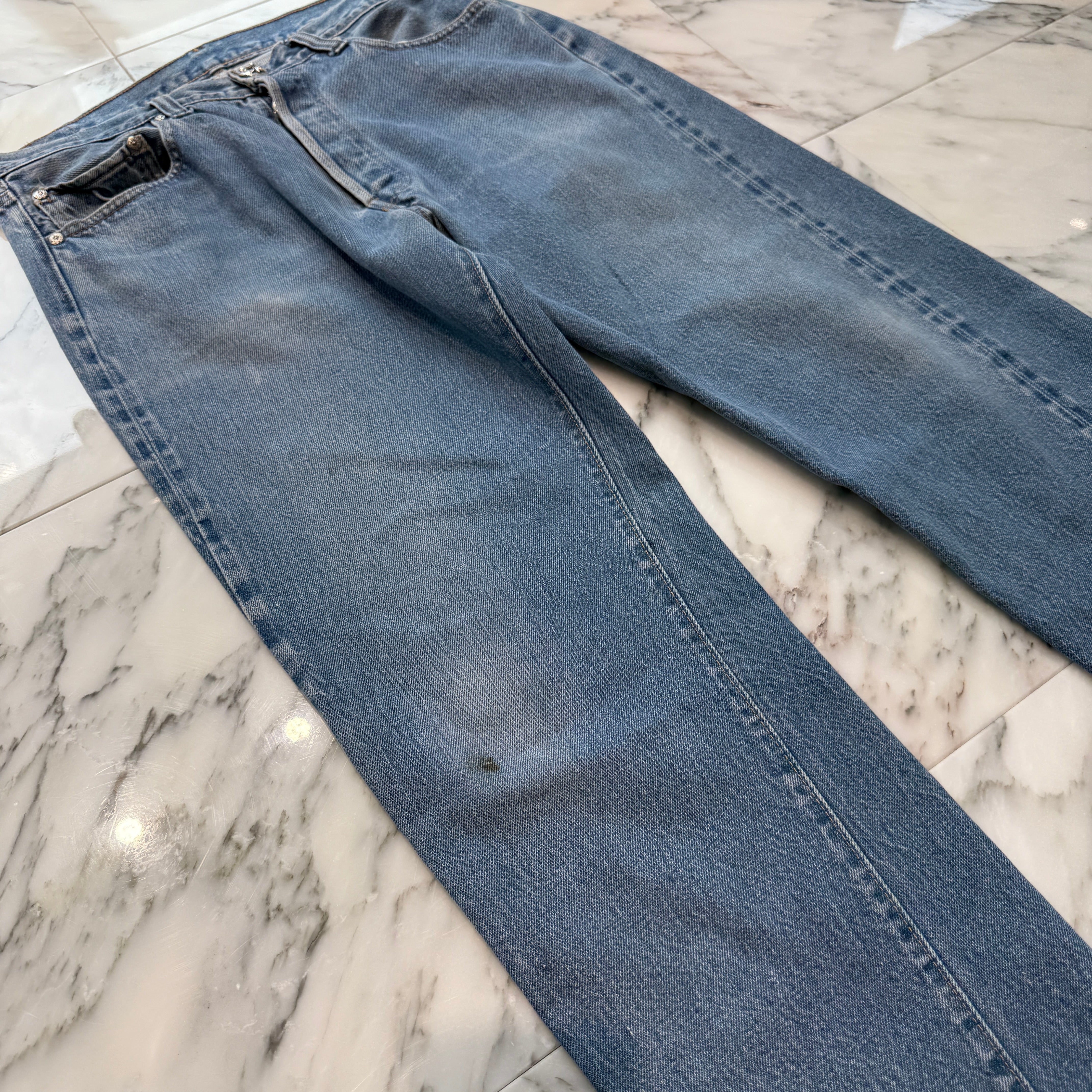 CHROME HEARTS × Levi's 501 VNTG Cross Ball Button Denim Pants Size 32 クロムハーツ × リーバイス 501 ヴィンテージ クロスボールボタン デニムパンツ サイズ32