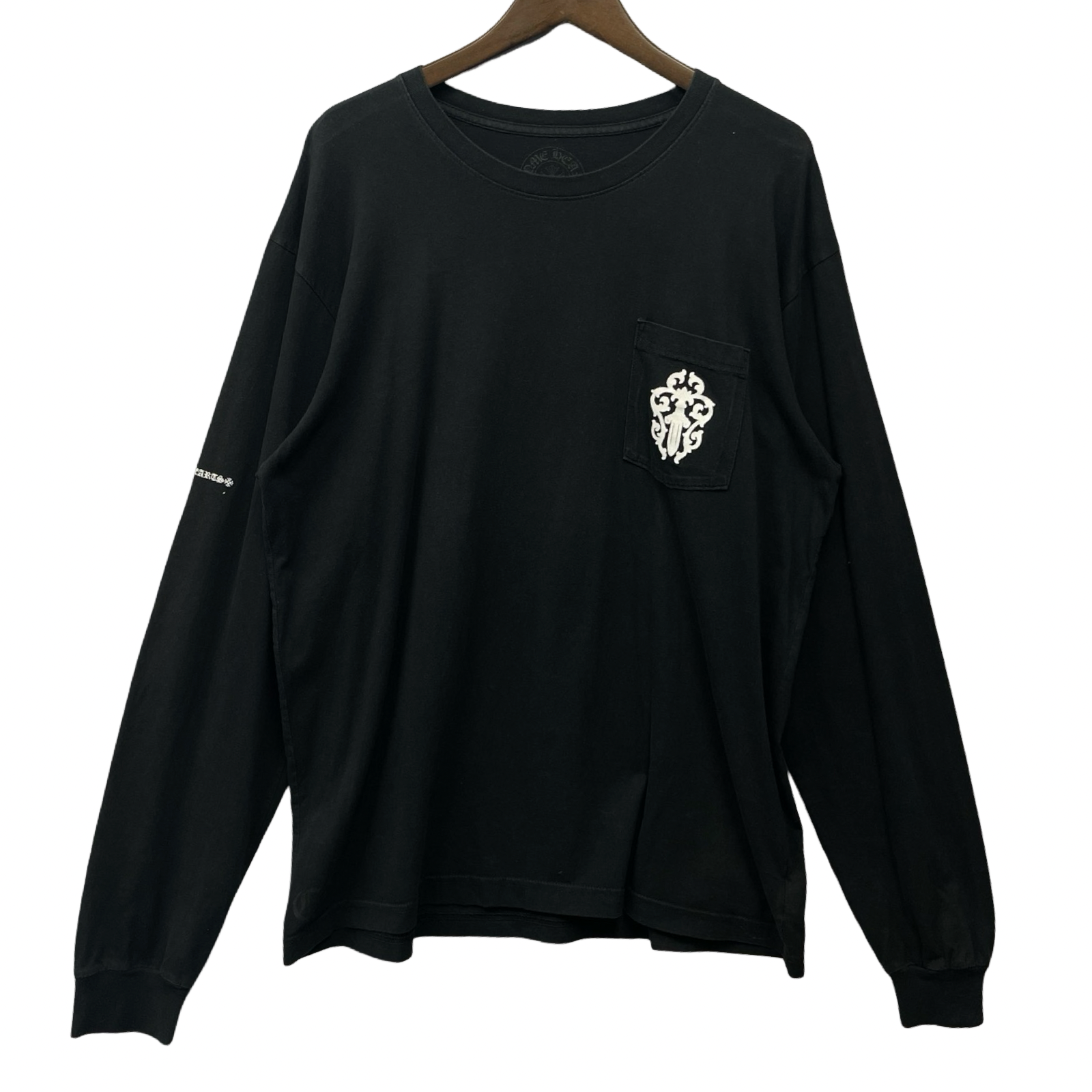 CHROME HEARTS Back Vine Dagger Print Long Sleeve Tee Size XL
