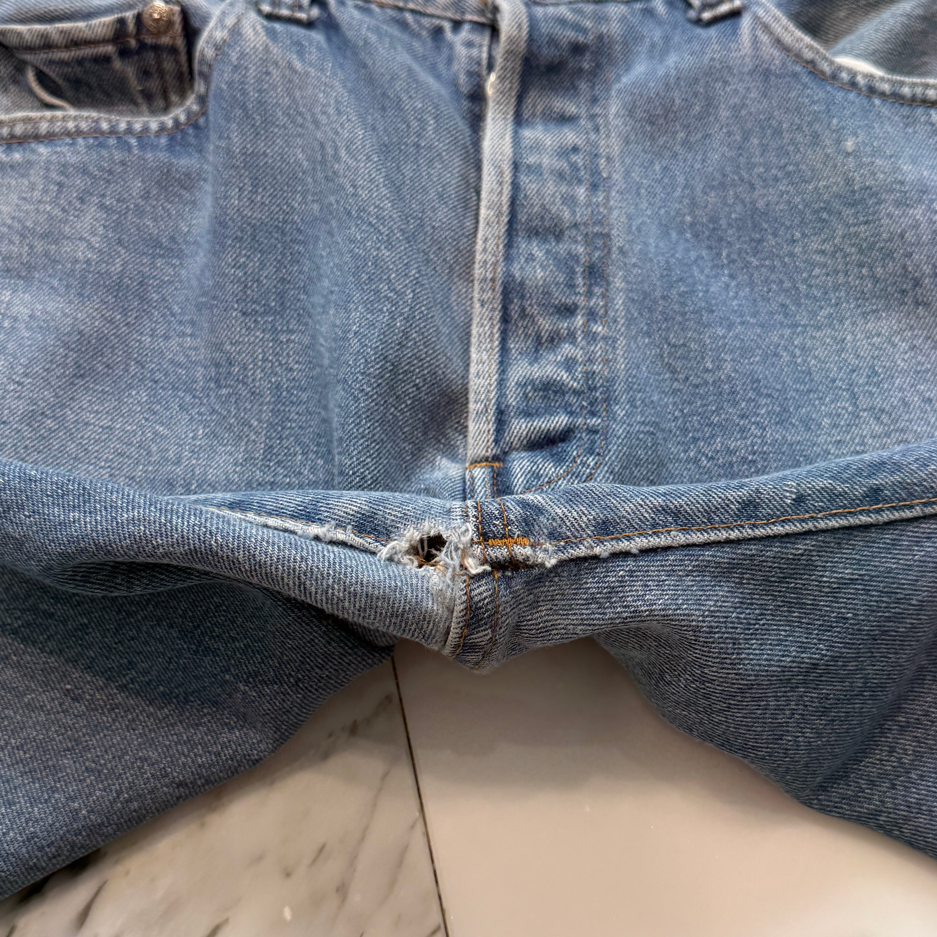 CHROME HEARTS × Levi's 501 VNTG Cross Ball Button Denim Pants Size 32 クロムハーツ × リーバイス 501 ヴィンテージ クロスボールボタン デニムパンツ サイズ32