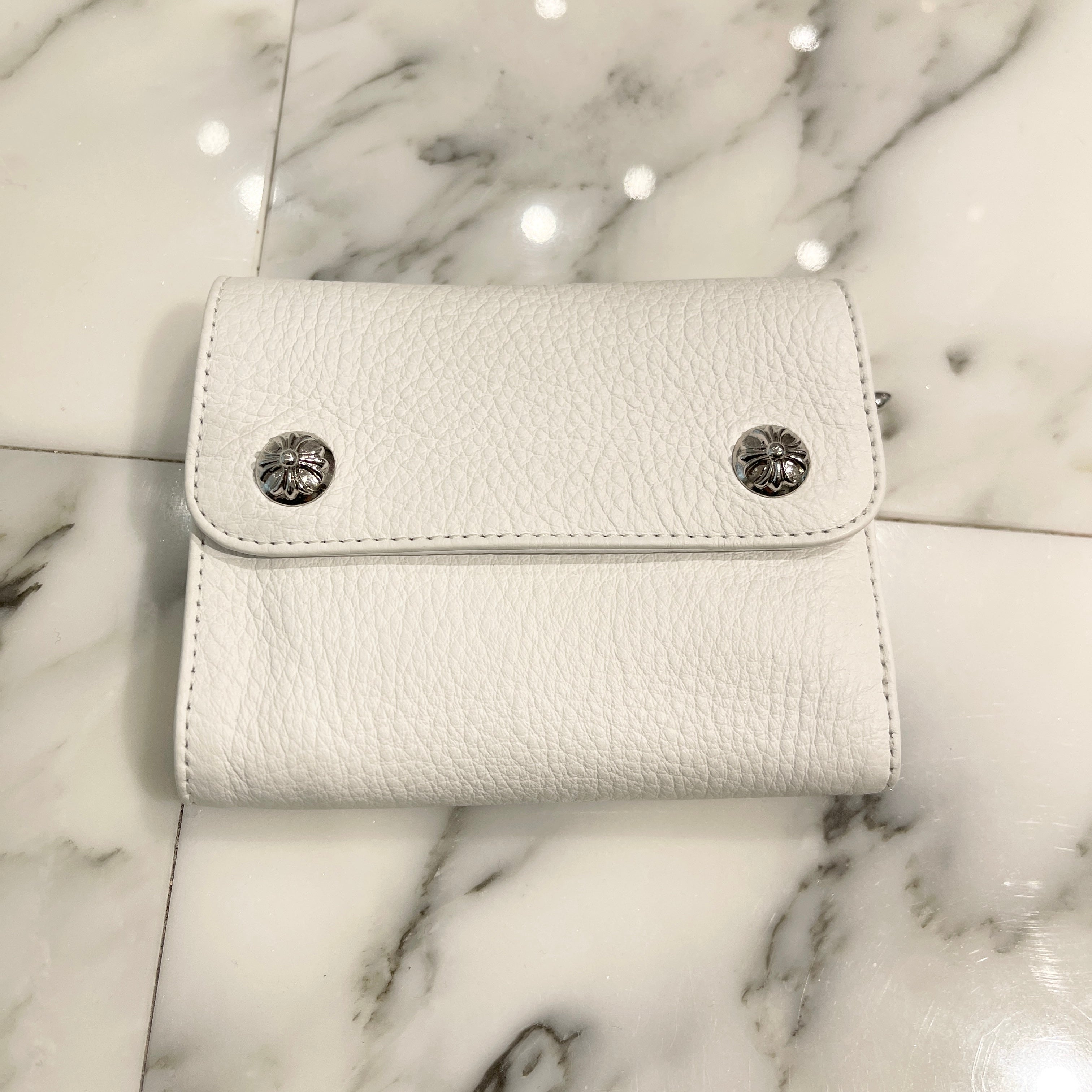 CHROME HEARTS Wave Mini Cross Ball Wallet クロムハーツ ウェイブミニ クロスボール ウォレット
