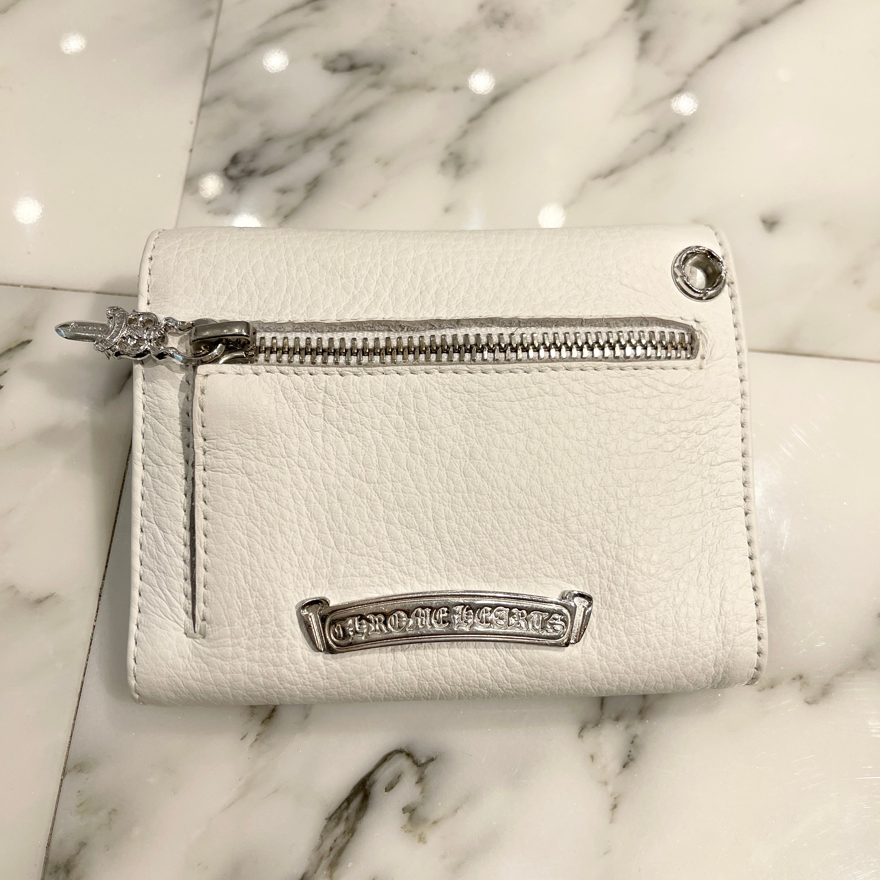 CHROME HEARTS Wave Mini Cross Ball Wallet クロムハーツ ウェイブミニ クロスボール ウォレット