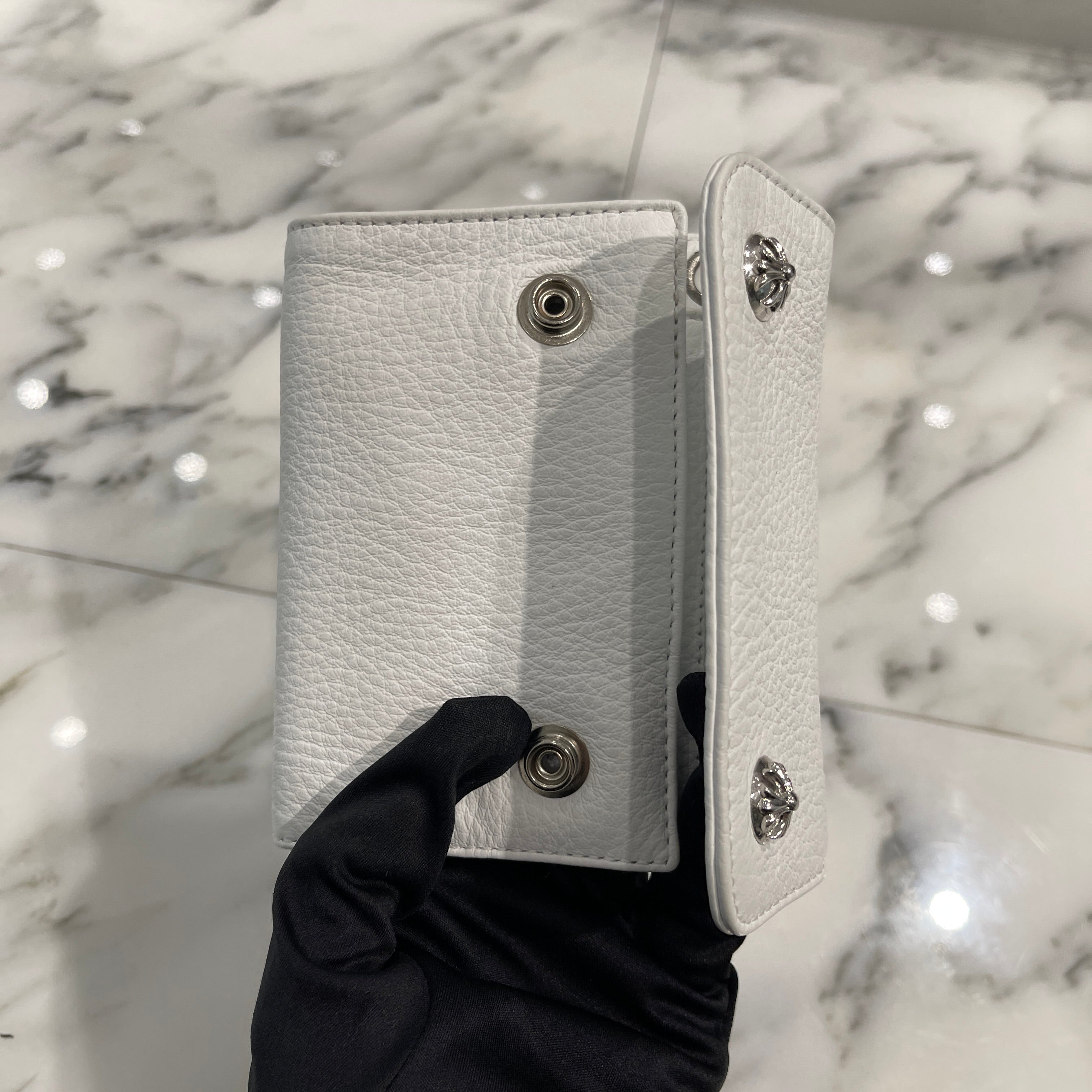 CHROME HEARTS Wave Mini Cross Ball Wallet クロムハーツ ウェイブミニ クロスボール ウォレット