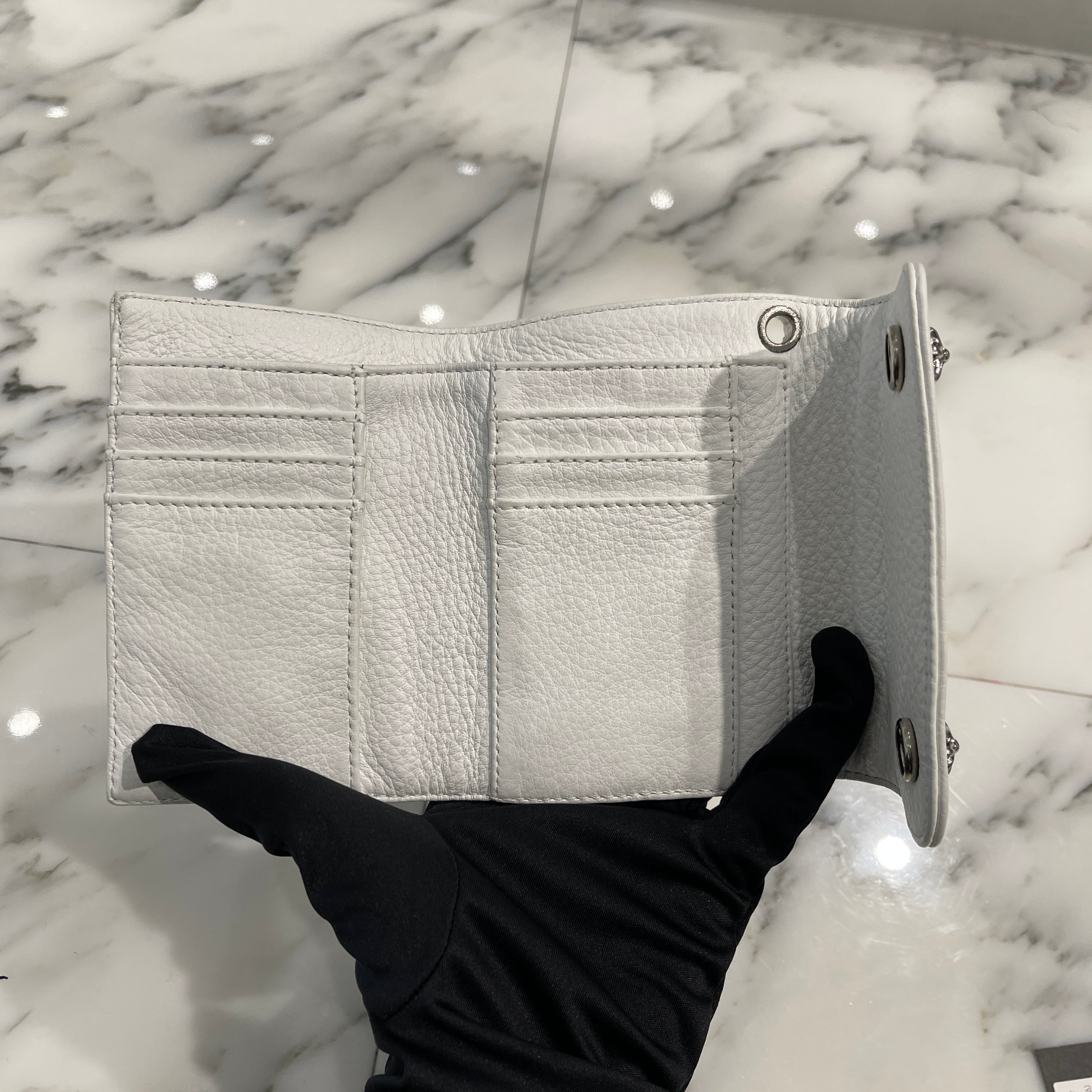 CHROME HEARTS Wave Mini Cross Ball Wallet クロムハーツ ウェイブミニ クロスボール ウォレット