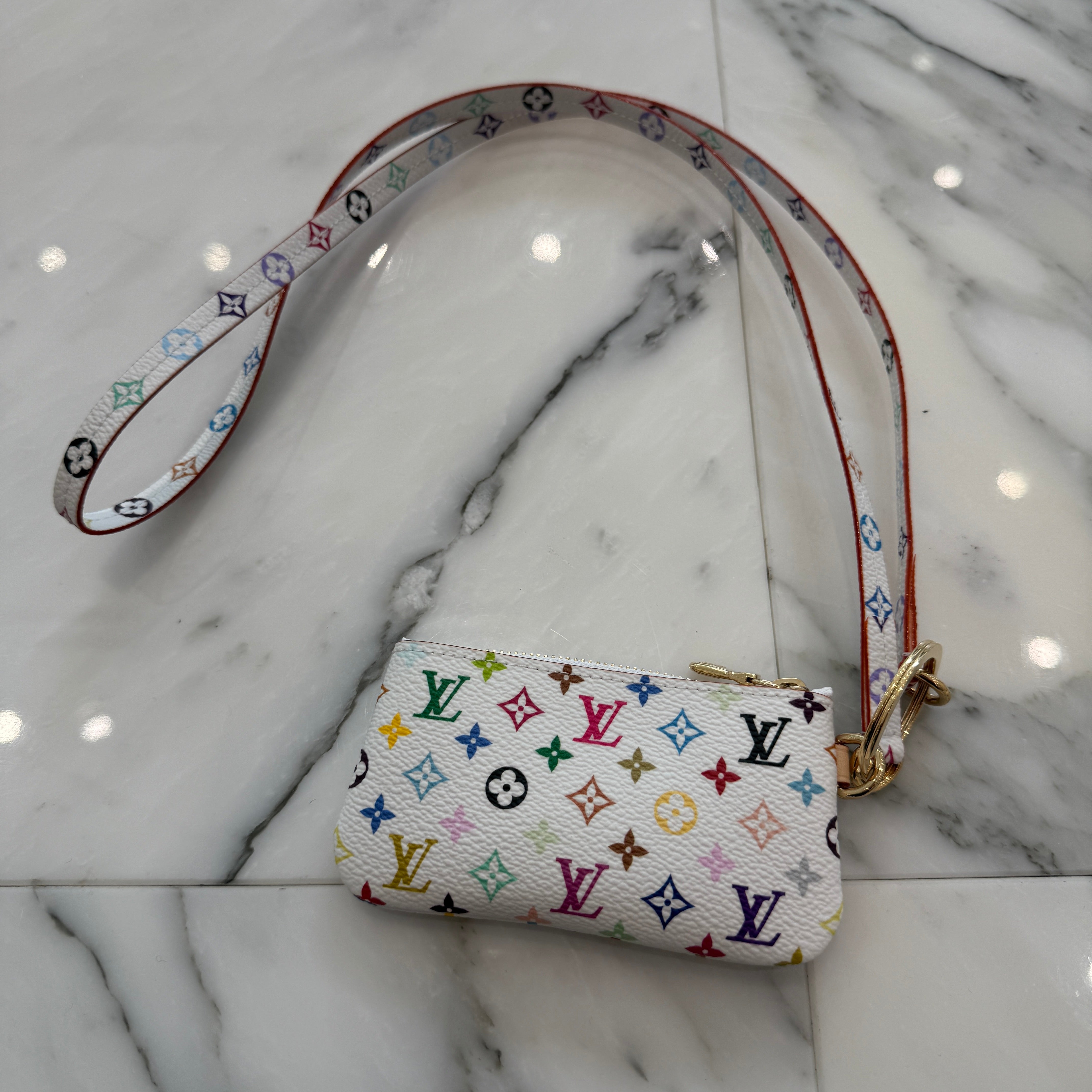 LOUIS VUITTON × Takashi Murakami 2025SS Multicolor Monogram Phone Pouch M14099 ルイヴィトン×村上隆 マルチカラー モノグラム フォンポーチ