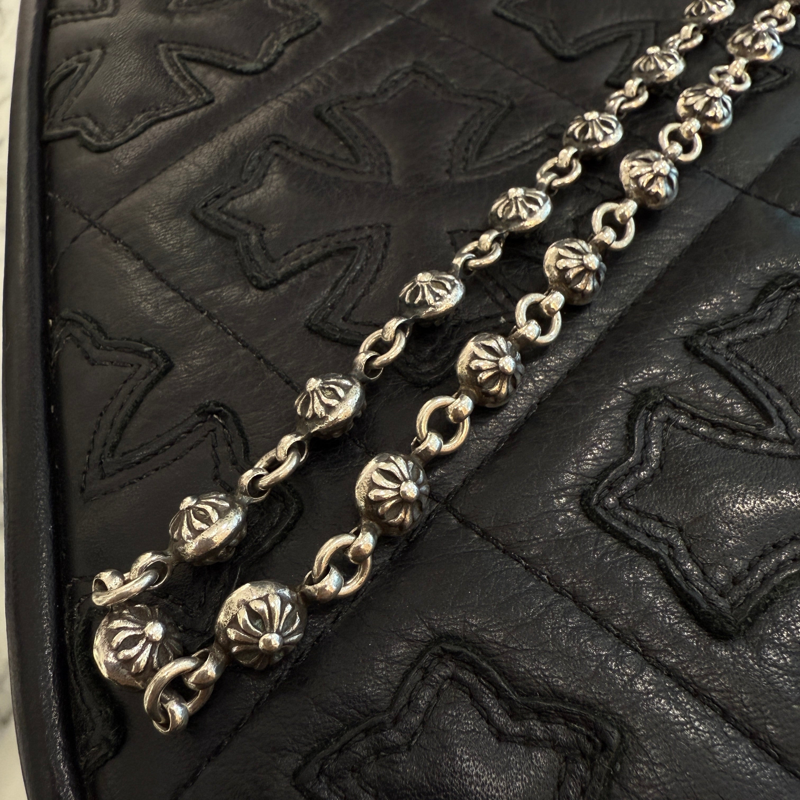CHROME HEARTS 1 CLIP Cross Ball Wallet Chain クロムハーツ 1クリップ クロスボール ウォレットチェーン