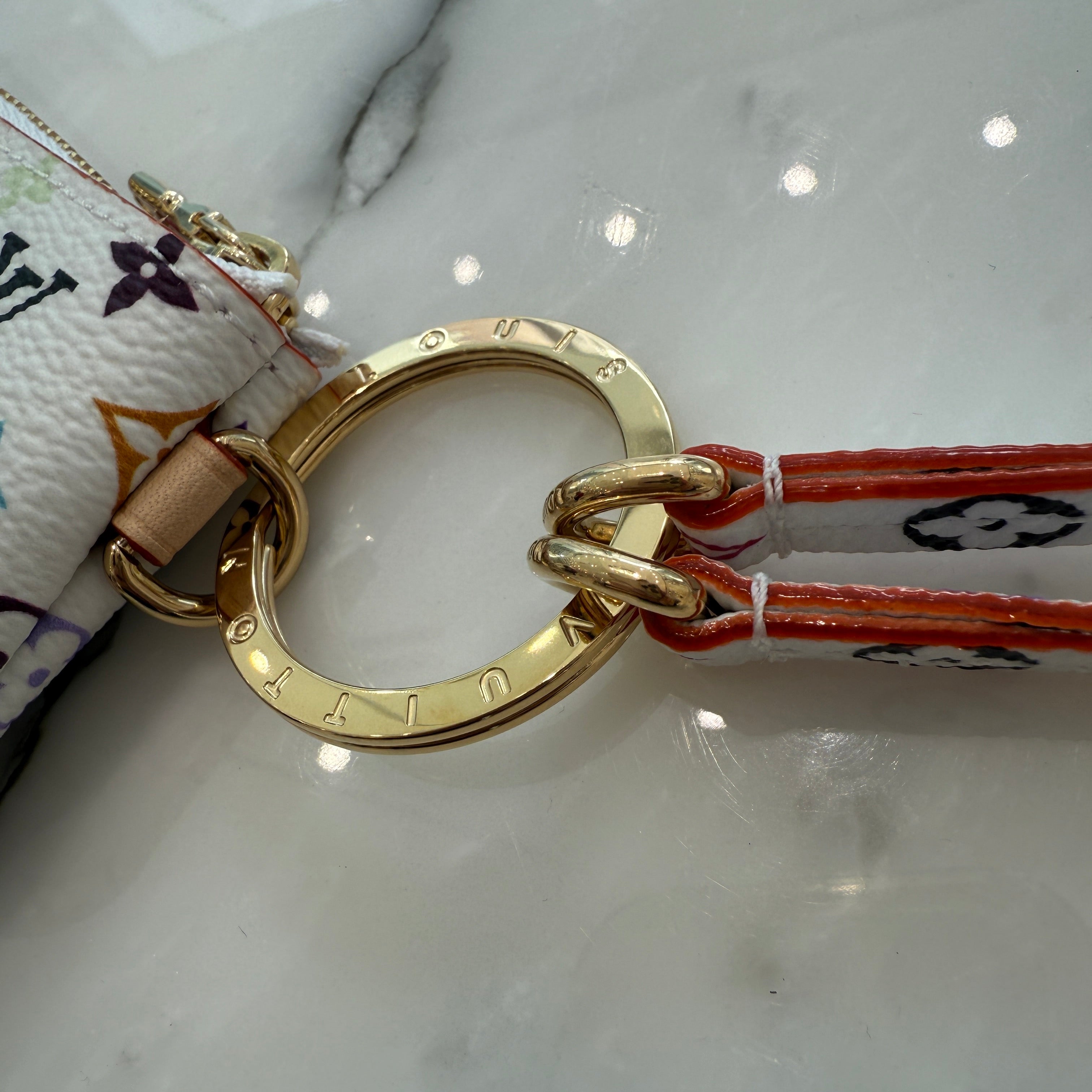 LOUIS VUITTON × Takashi Murakami 2025SS Multicolor Monogram Phone Pouch M14099 ルイヴィトン×村上隆 マルチカラー モノグラム フォンポーチ