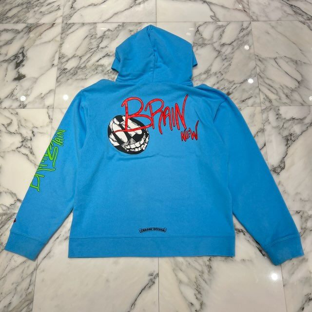 CHROME HEARTS × MATTY BOY 2024SS BRAIN NEW Pullover Hoodie Size L  クロムハーツ×マッティボーイ ブレインニュー プルオーバーフーディ サイズL