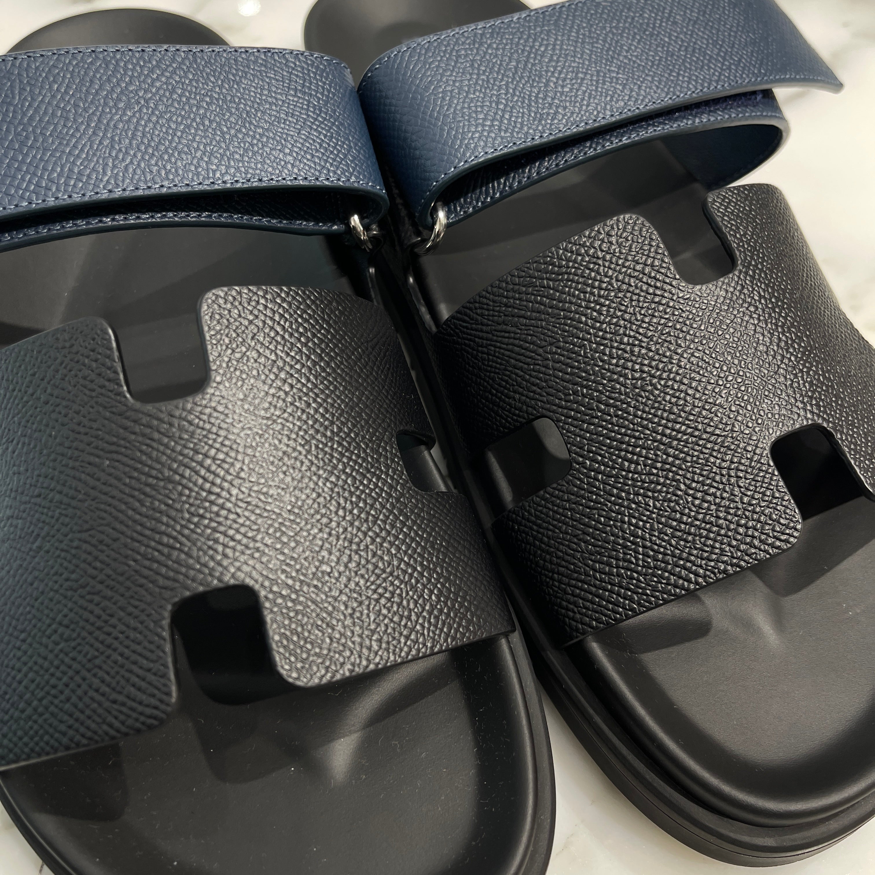 HERMES 2024AW "Chypre" Leather Sandals H222100Z 02340 Size 41 エルメス シプレ レザーサンダル サイズ41
