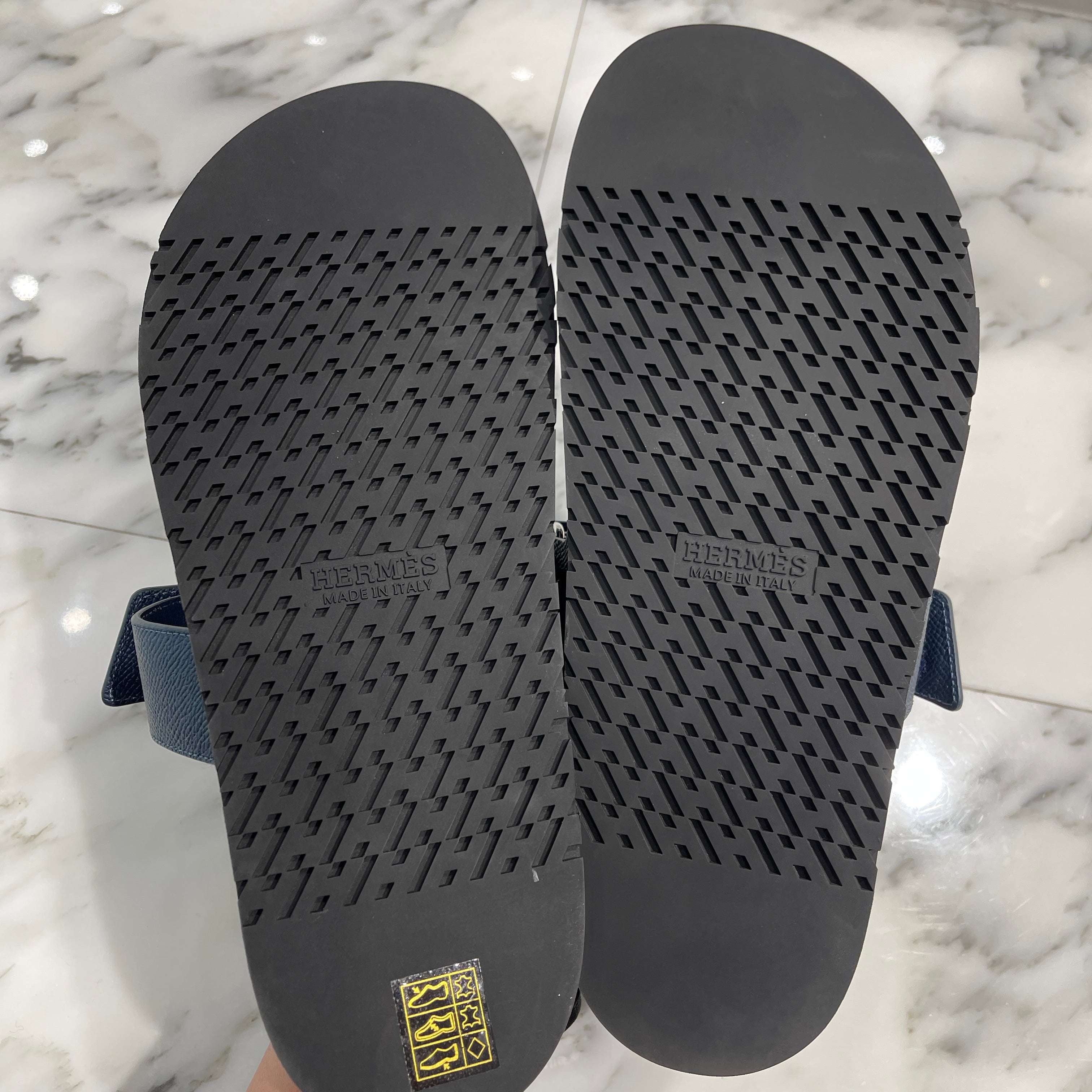 HERMES 2024AW "Chypre" Leather Sandals H222100Z 02340 Size 41 エルメス シプレ レザーサンダル サイズ41