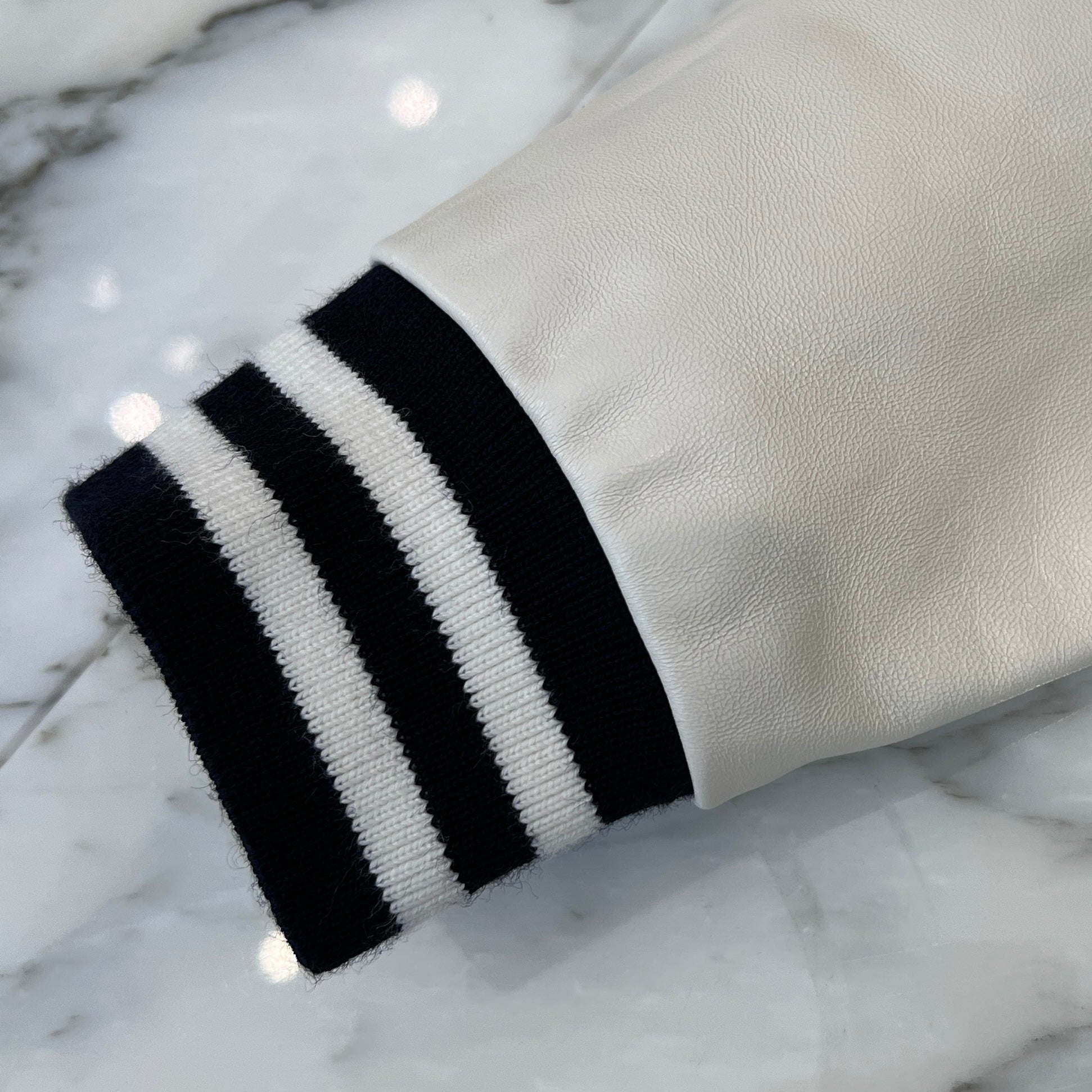 CELINE 2024AW Teddy Versity Jacket 2V29V896C.07MR Size 36 セリーヌ テディ バーシティジャケット サイズ36