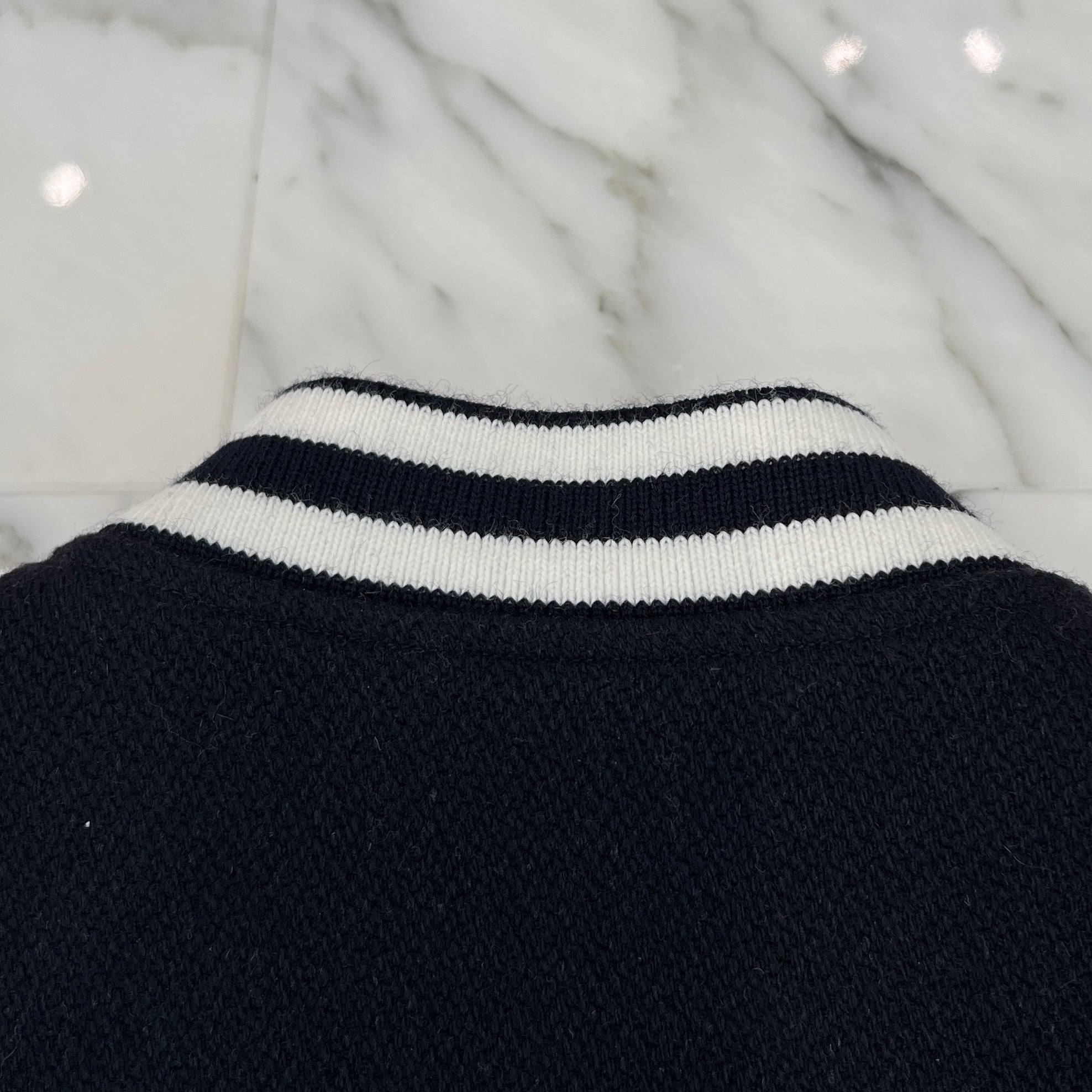 CELINE 2024AW Teddy Versity Jacket 2V29V896C.07MR Size 36 セリーヌ テディ バーシティジャケット サイズ36