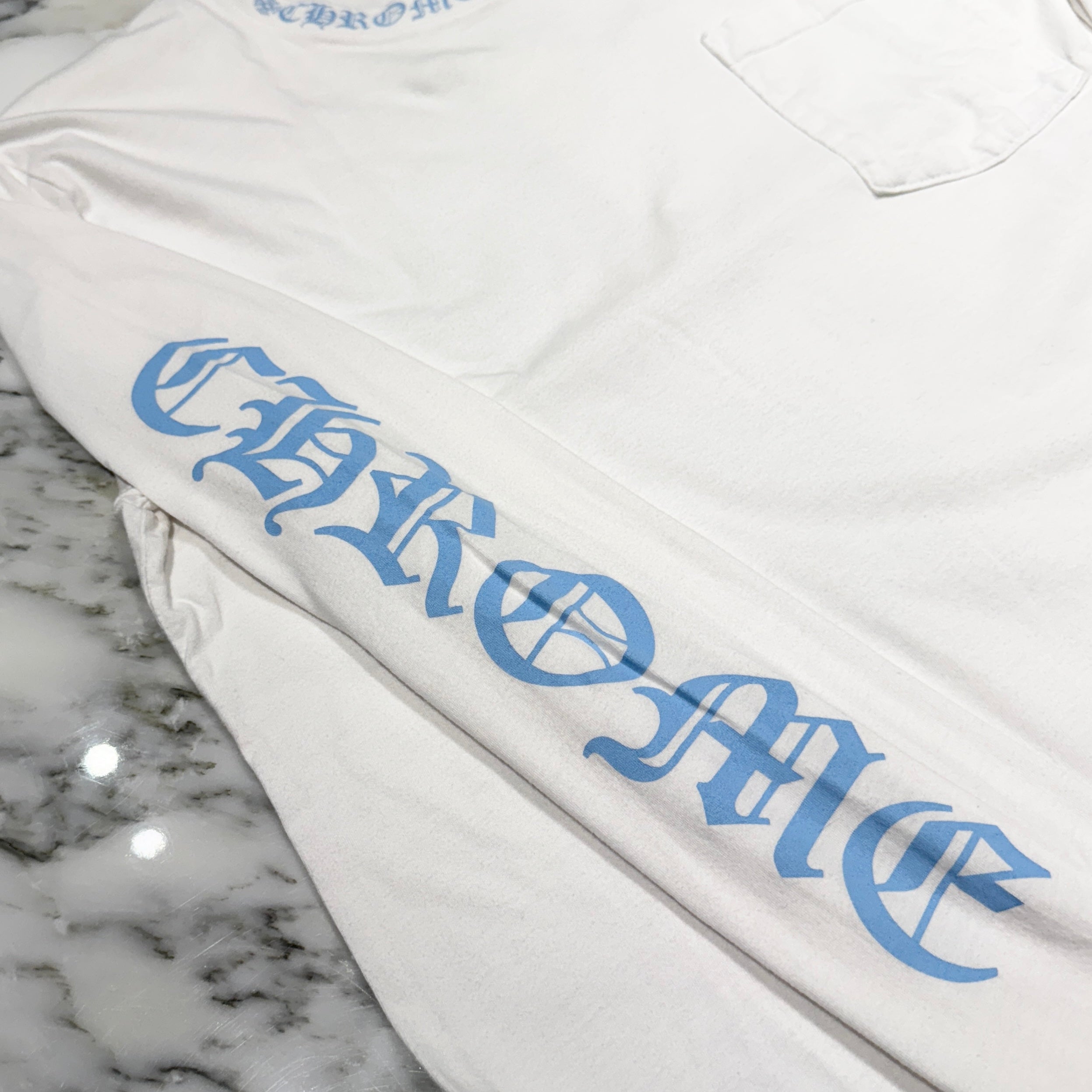 CHROME HEARTS MIAMI Limited Neck Logo Long Sleeve Tee Size L クロムハーツ マイアミ限定 ネックロゴ ロングスリーブTシャツ サイズL