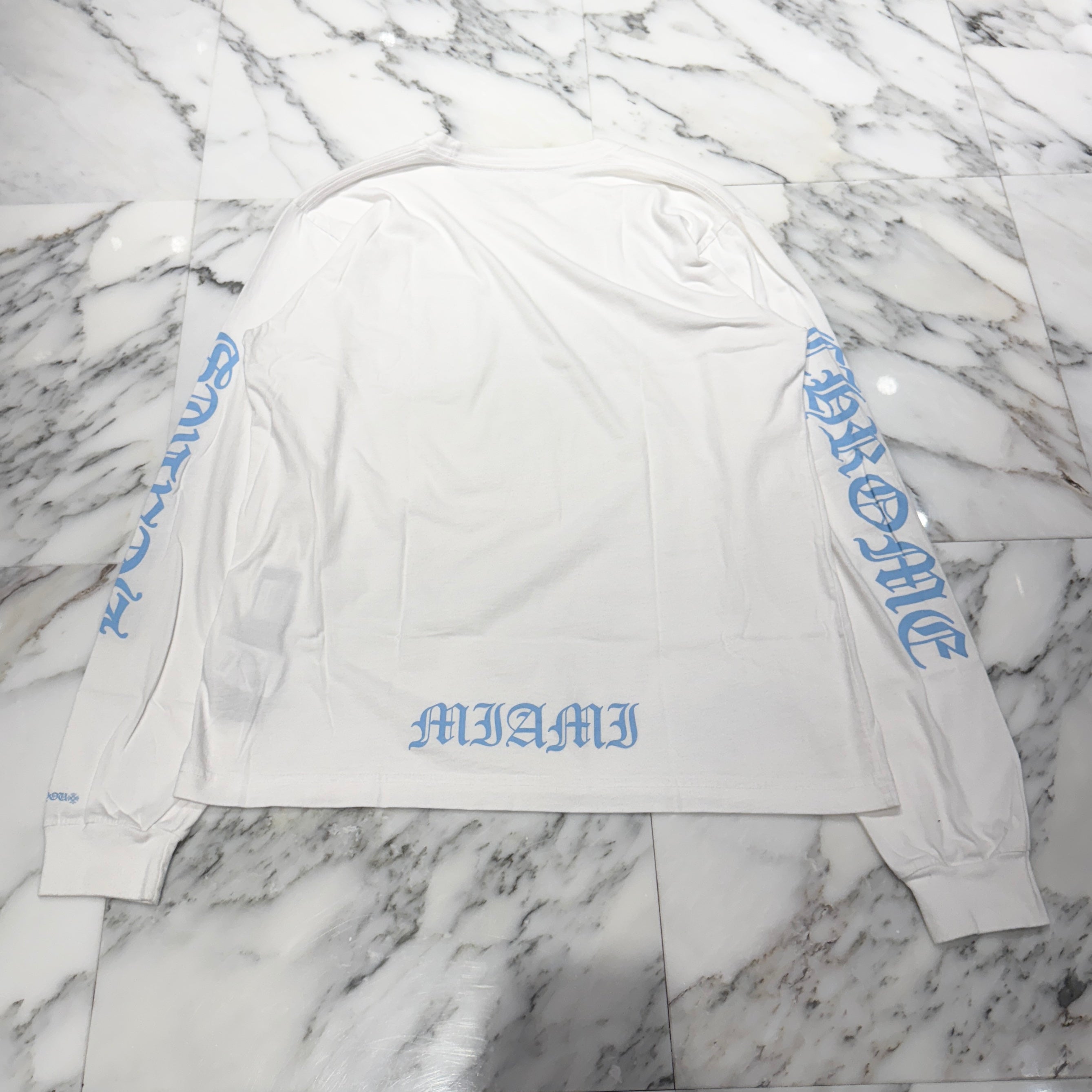 CHROME HEARTS MIAMI Limited Neck Logo Long Sleeve Tee Size L クロムハーツ マイアミ限定 ネックロゴ ロングスリーブTシャツ サイズL