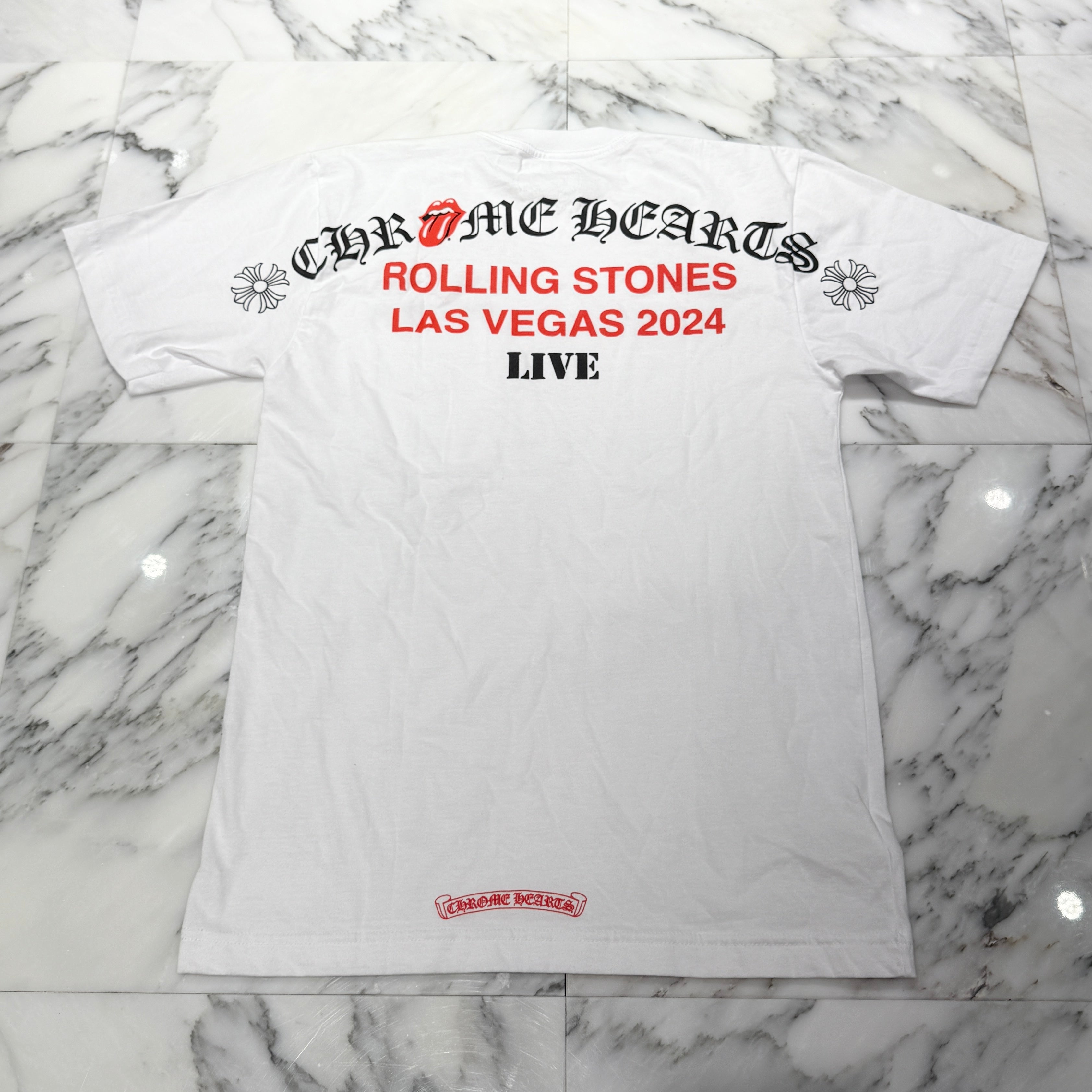 CHROME HEARTS × The Rolling Stones Las Vegas Limited Short Sleeve Tee Size S クロムハーツ × ローリングストーンズ ラスベガス限定 ショートスリーブTシャツ サイズS