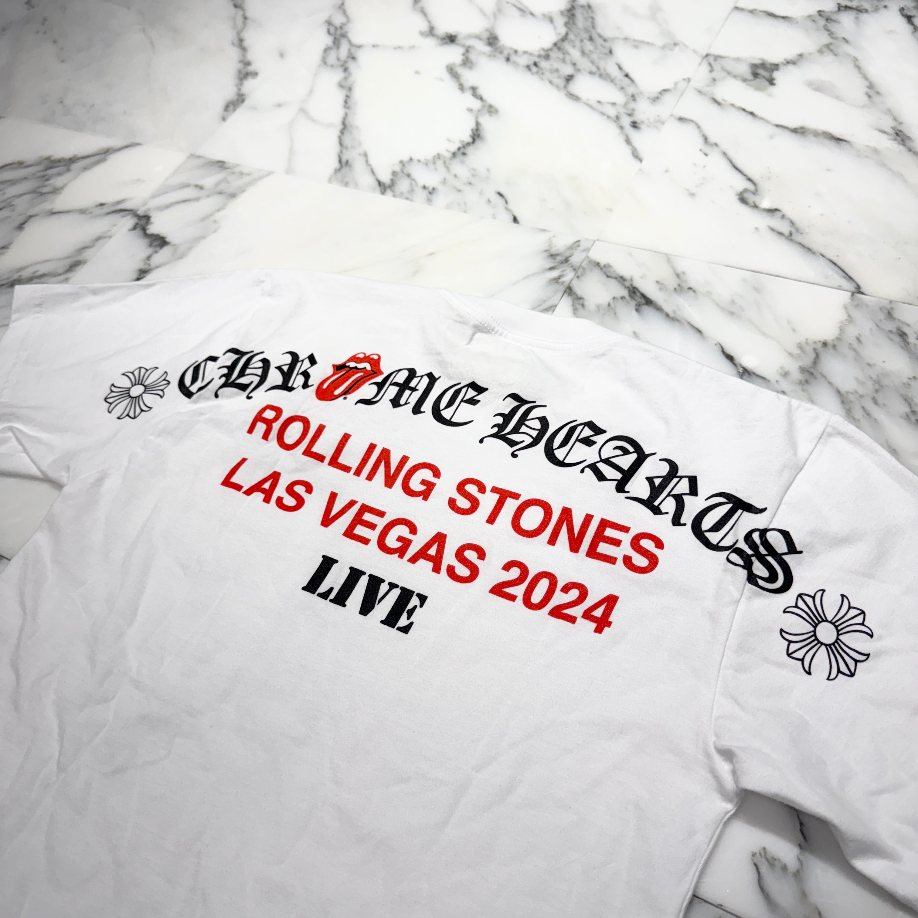 CHROME HEARTS × The Rolling Stones Las Vegas Limited Short Sleeve Tee Size S クロムハーツ × ローリングストーンズ ラスベガス限定 ショートスリーブTシャツ サイズS