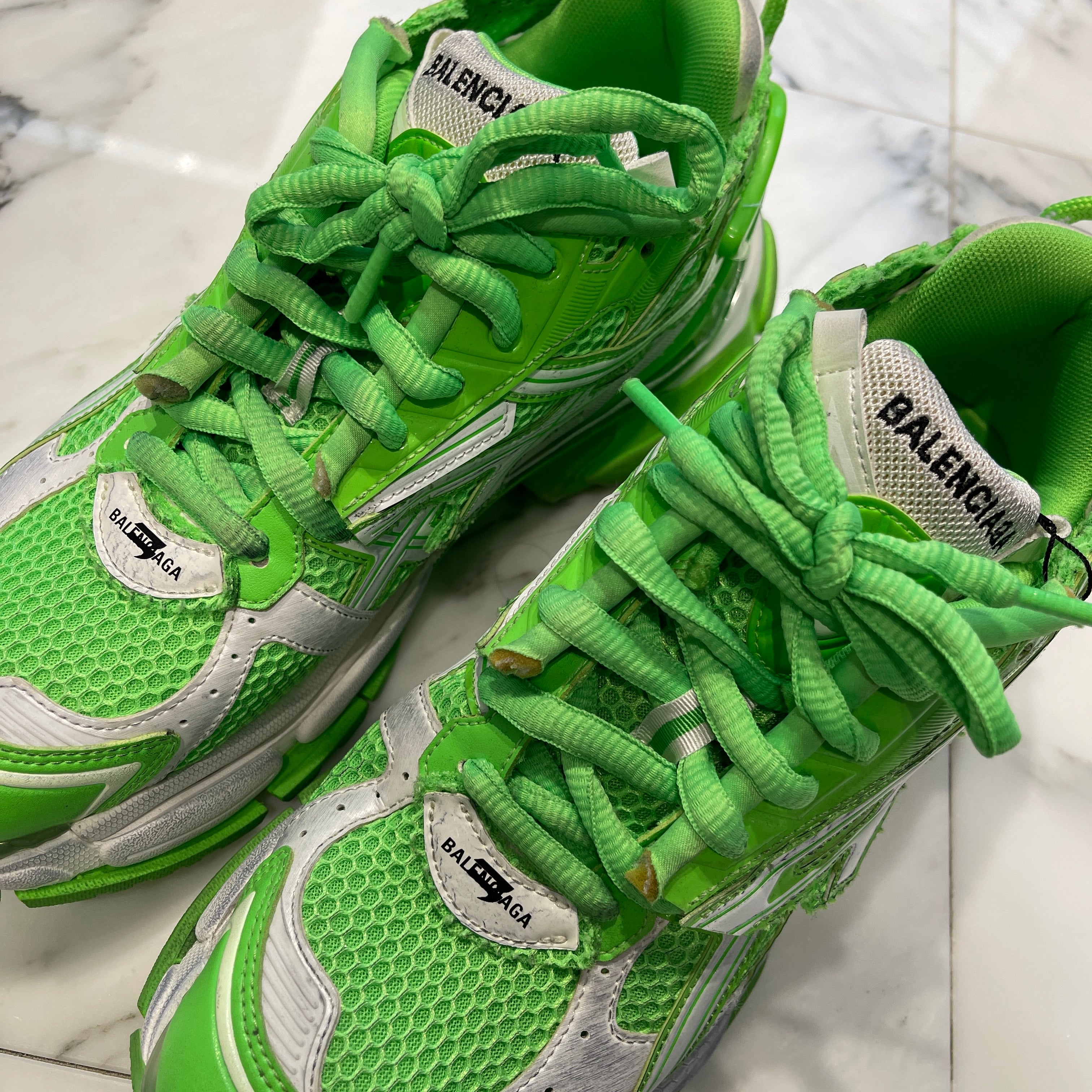 BALENCIAGA 2021SS Runner Low Cut Sneakers 677403 W3RBM 3590 Size 27.5cm バレンシアガ ランナーローカット スニーカー サイズ27.5cm