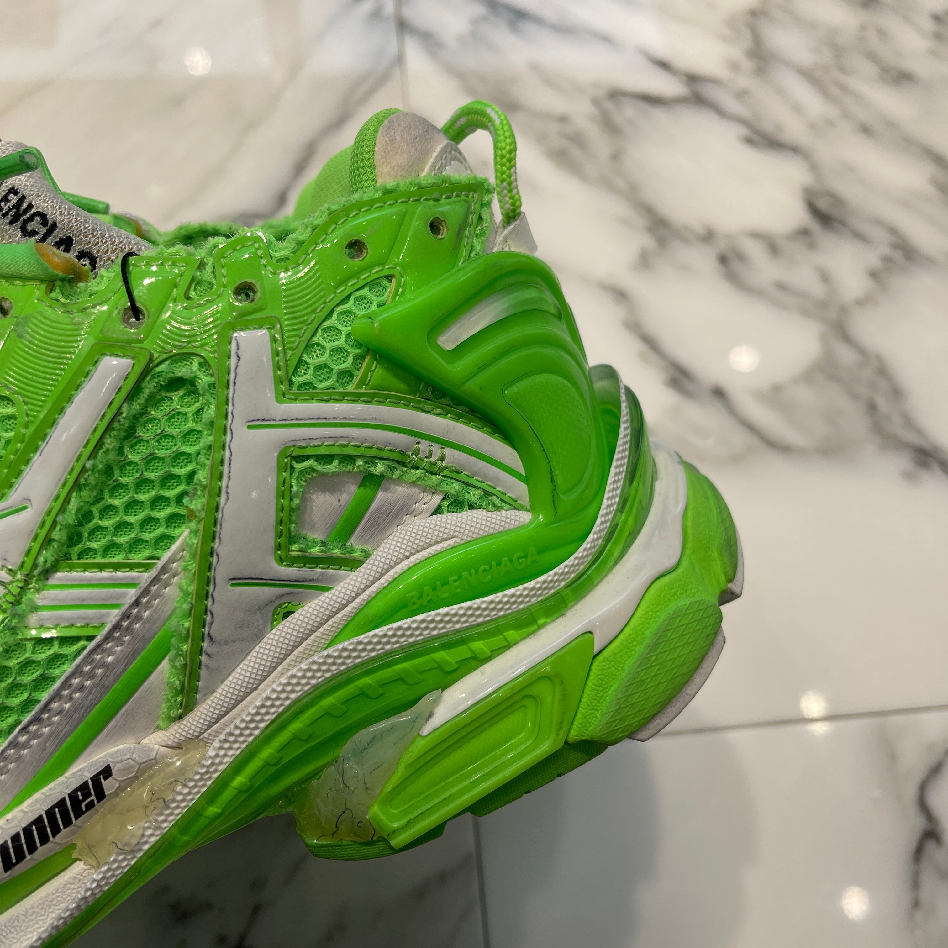 BALENCIAGA 2021SS Runner Low Cut Sneakers 677403 W3RBM 3590 Size 27.5cm バレンシアガ ランナーローカット スニーカー サイズ27.5cm