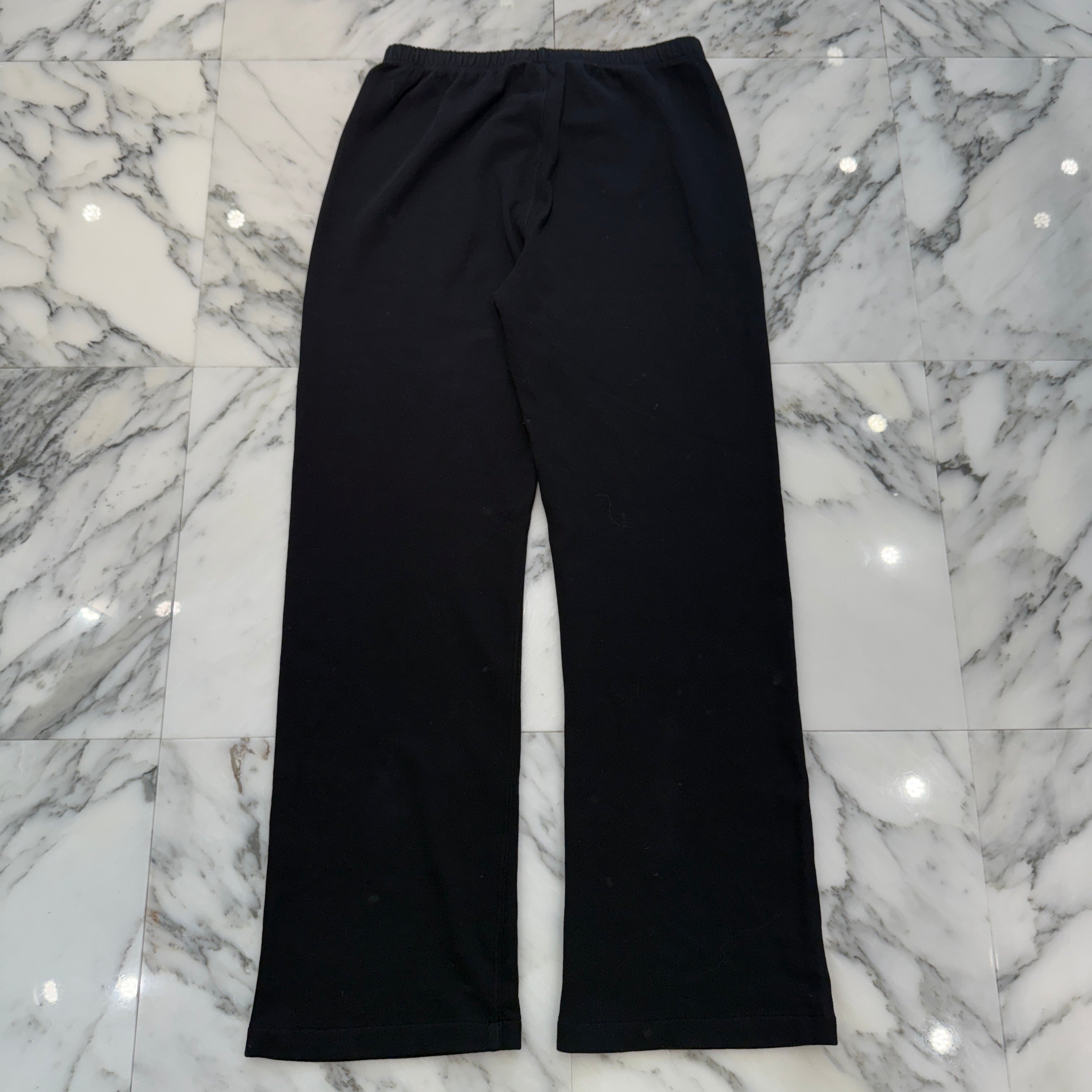 CHROME HEARTS Y NOT Cemetery Cross Flock Patch Sweat Pants Size L クロムハ―ツ ワイノット セメタリークロス フロッキーパッチ スウェットパンツ サイズL