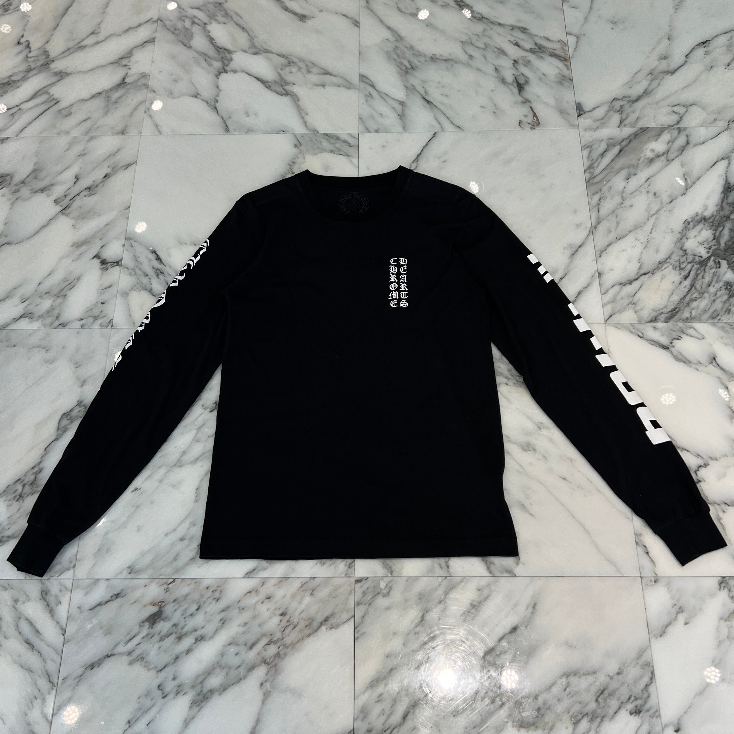 CHROME HEARTS Tokyo Limited Back Scroll Long Sleeve Tee Size S