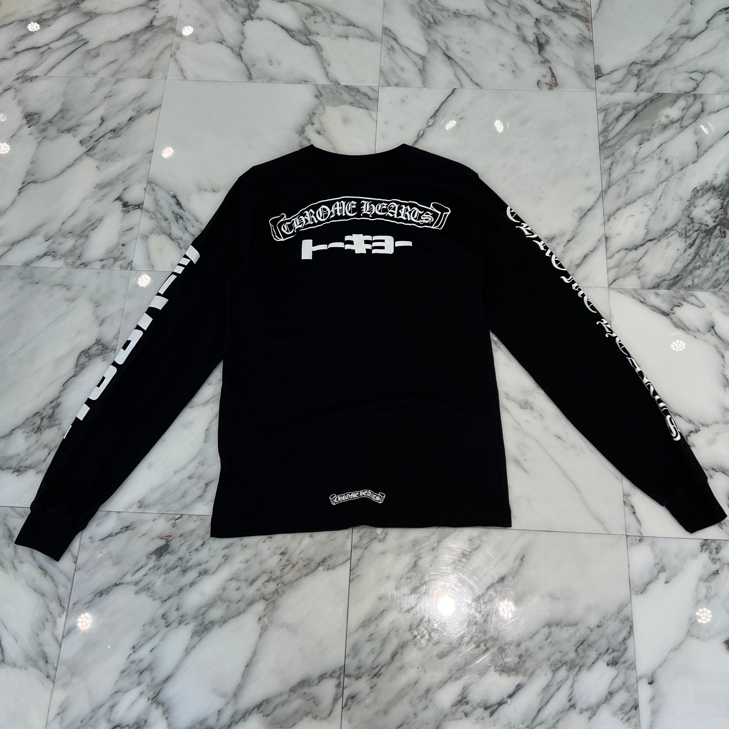 CHROME HEARTS Tokyo Limited Back Scroll Long Sleeve Tee Size S クロムハーツ 東京限定 バックスクロール ロング スリーブTシャツ サイズS