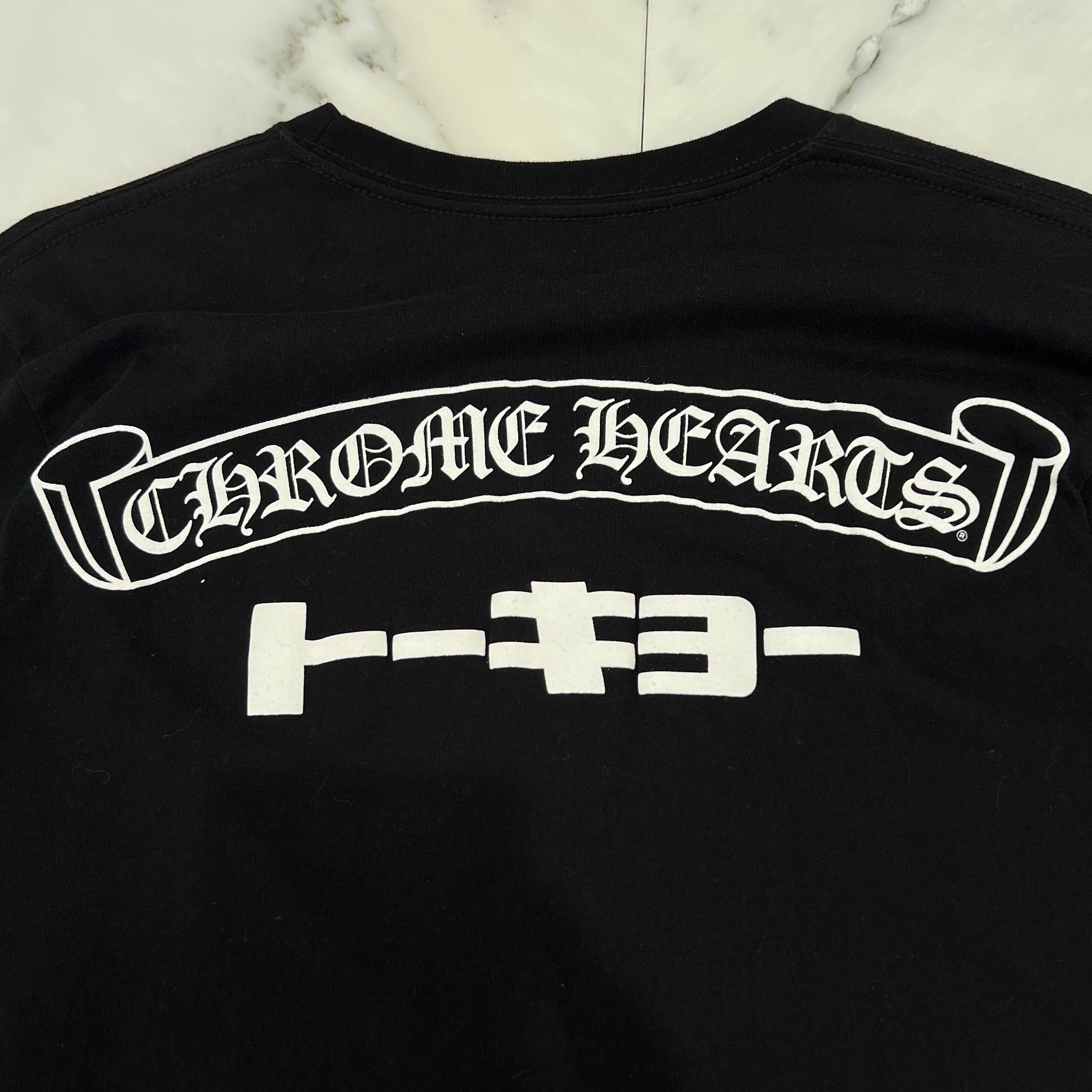 CHROME HEARTS Tokyo Limited Back Scroll Long Sleeve Tee Size S クロムハーツ 東京限定 バックスクロール ロング スリーブTシャツ サイズS