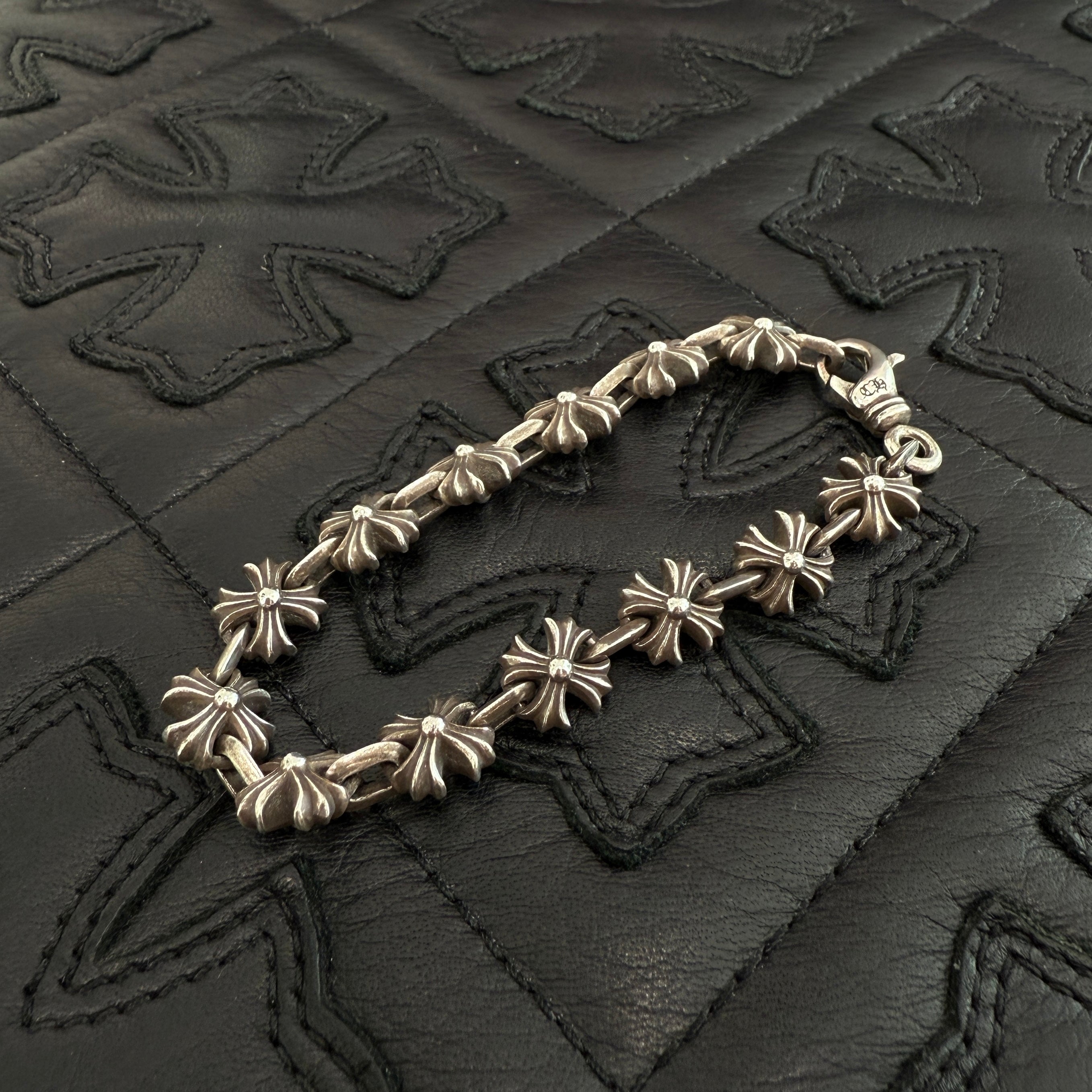 CHROME HEARTS CHROME HEARTS X LINK CH Plus Silver Bracelet 13 LINK クロムハーツ Xリンク CHプラス シルバー ブレスレット 13リンク