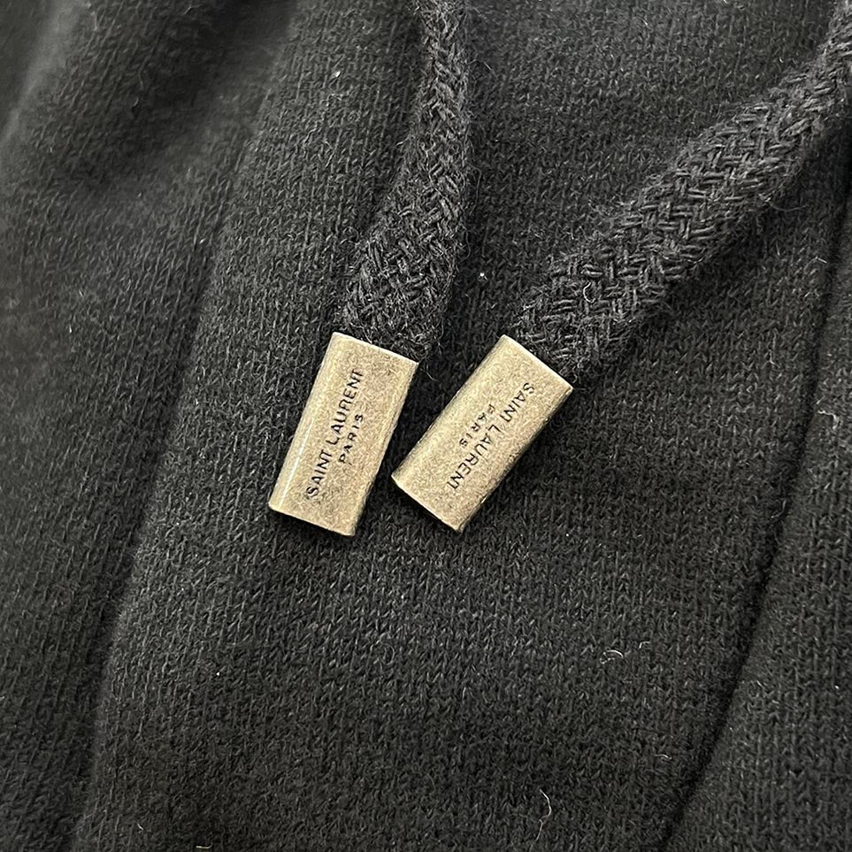 SAINT LAURENT PARIS 2023SS Logo Embroidery Bamuda Shorts 732762 Y36SW Size L サンローランパリ ロゴ刺繍 バミューダ ショーツ サイズL