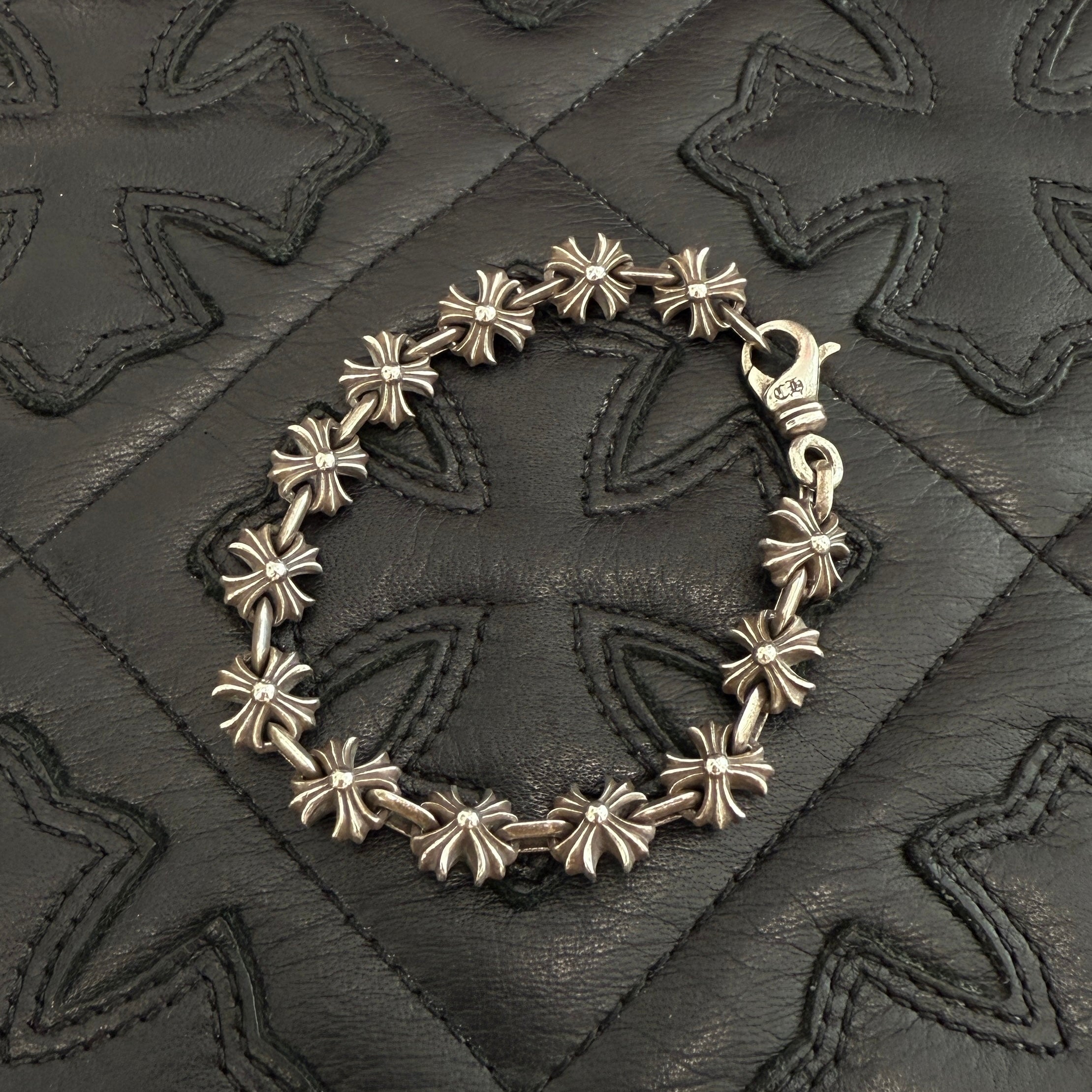 CHROME HEARTS CHROME HEARTS X LINK CH Plus Silver Bracelet 13 LINK クロムハーツ Xリンク CHプラス シルバー ブレスレット 13リンク