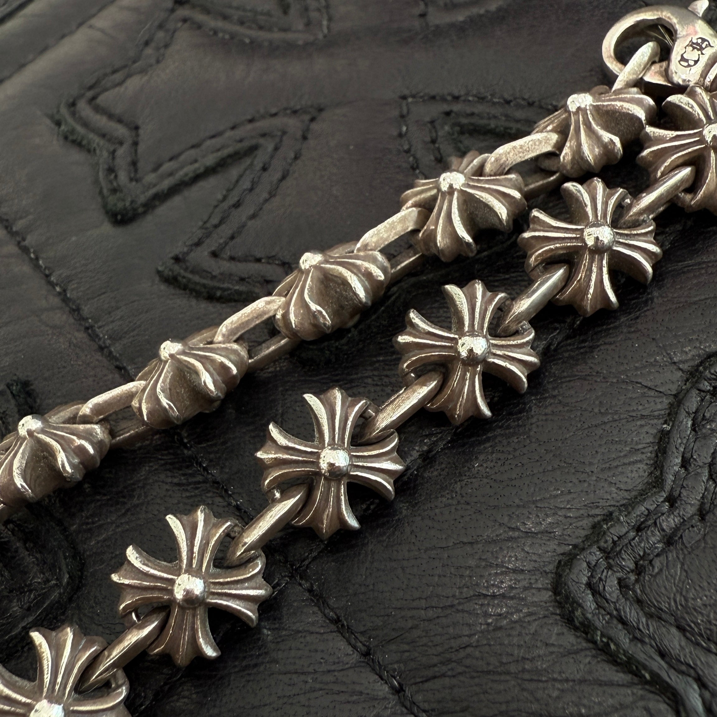 CHROME HEARTS CHROME HEARTS X LINK CH Plus Silver Bracelet