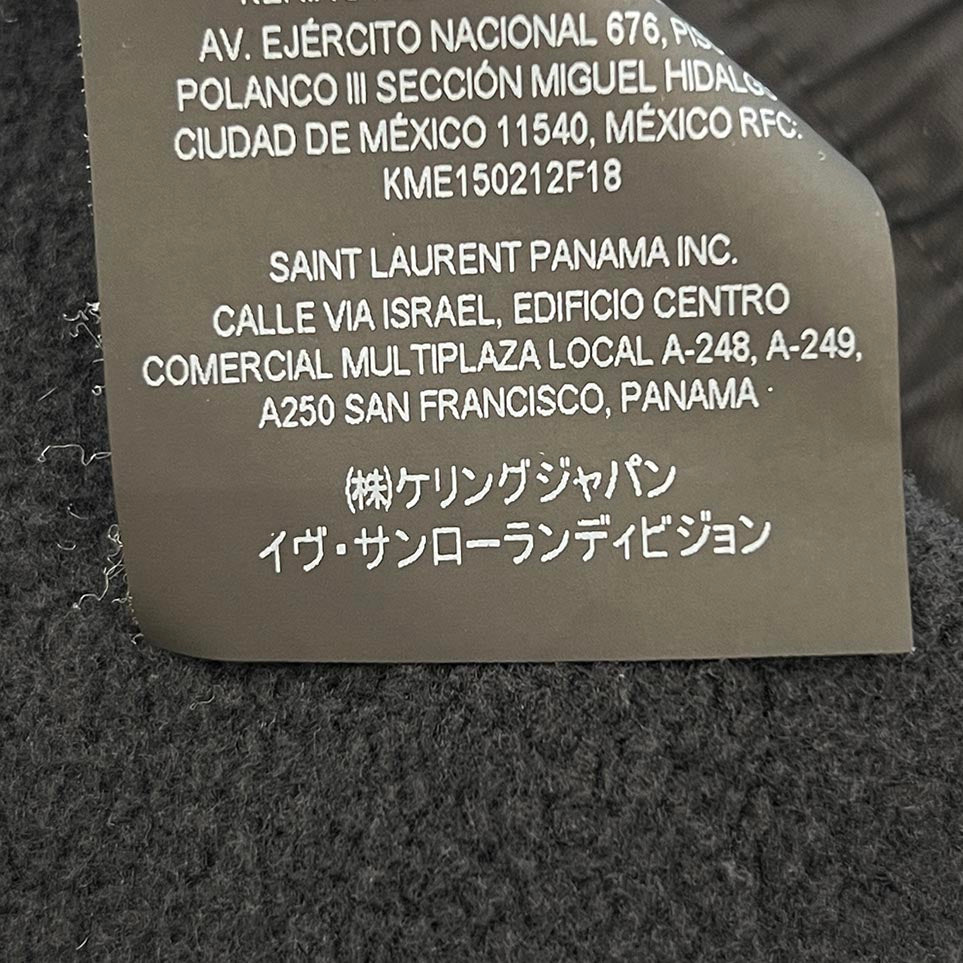 SAINT LAURENT PARIS 2023SS Logo Embroidery Bamuda Shorts 732762 Y36SW Size L サンローランパリ ロゴ刺繍 バミューダ ショーツ サイズL