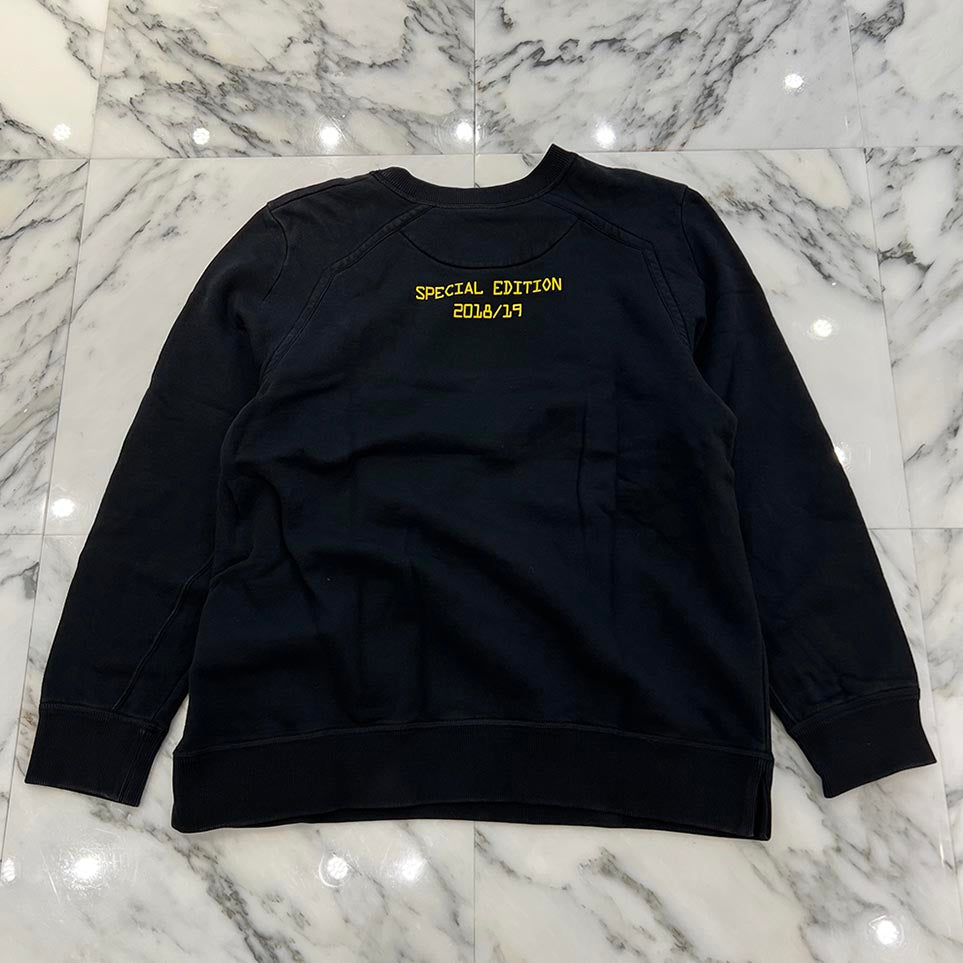 FENDI × FILA 2018AW Logo Embroidery Crewneck Sweat Shirt FS7067 A5GM Size L フェンディ × フィラ ロゴ刺繍 クルーネック スウェットシャツ サイズL