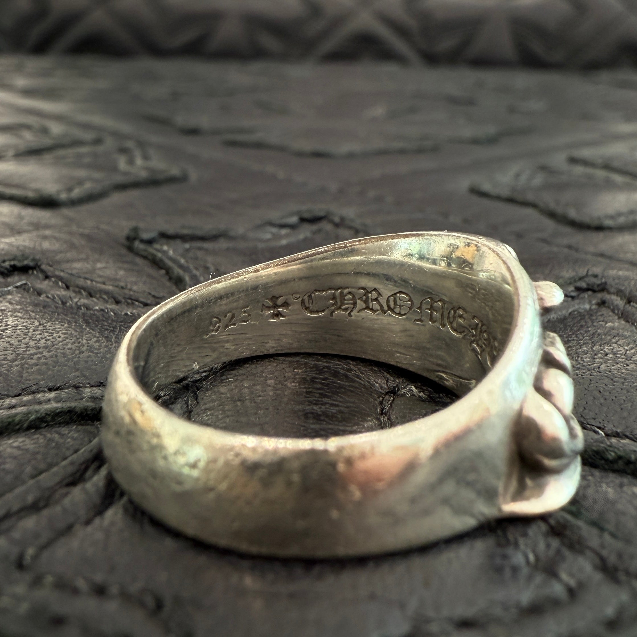 \"正規品\" Chrome Hearts キーパーリング　17号(US 8.5) CHROME HEARTS Half Classic Keeper Ring Size 17号 クロム