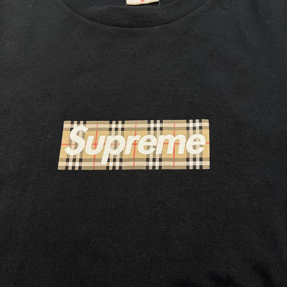Supreme × BURBERRY 2022SS Box Logo Tee Size M シュプリーム × バーバリー ボックスロゴ Tシャツ サイズM