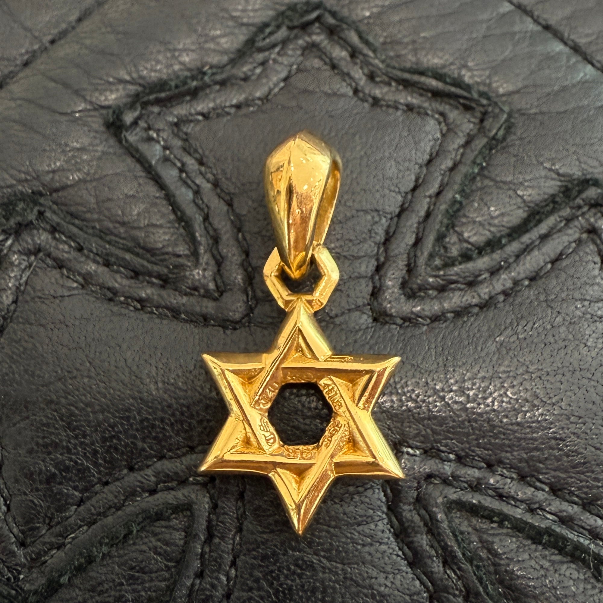 CHROME HEARTS 22K STAR OF DAVID Charm Pendant Top クロムハーツ 22K