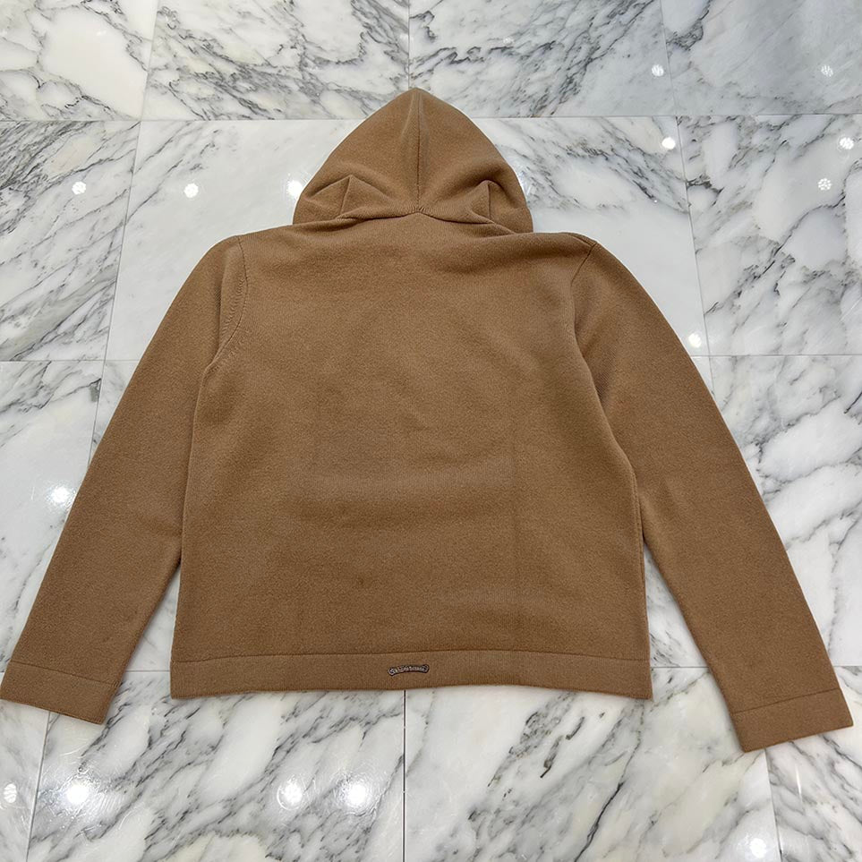 CHROME HEARTS Y NOT King Taco 3Cemetery Cross Cashmere Pullover Hoodie Size M クロムハーツ ワイノット キングタコ 3セメタリークロス カシミアプルオーバーフーディー サイズM