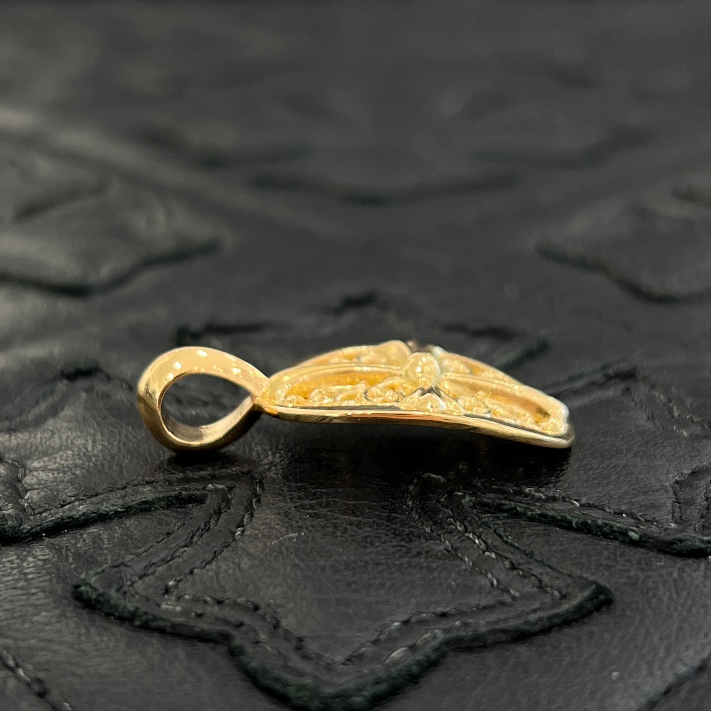 CHROME HEARTS 22K Classic Oval Cross Pendent Top クロムハ―ツ 22K クラシックオーバル クロス ペンダントトップ