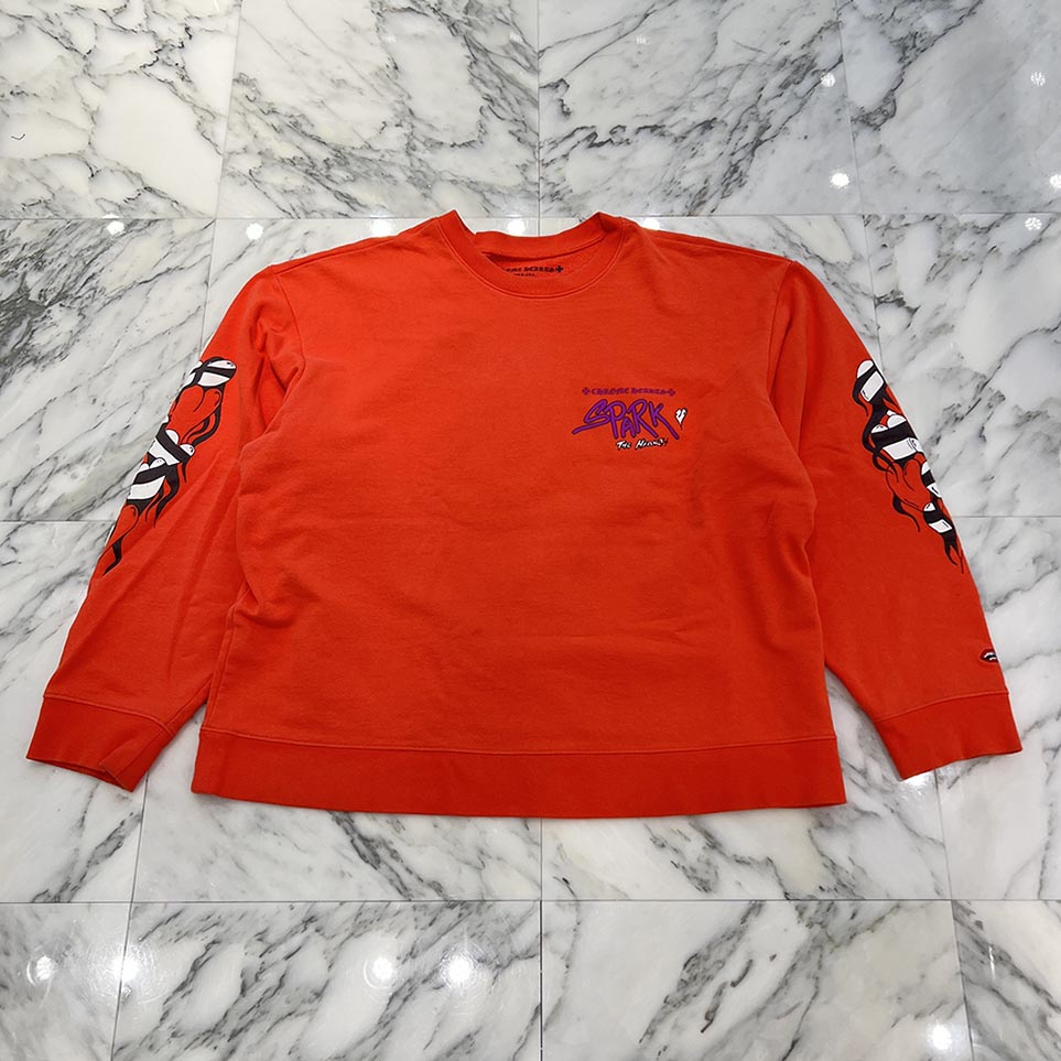 CHROME HEARTS × MATTY BOY 2023SS Sadistic Lipstick Sweatshirt Size XXL クロムハーツ × マッティボーイ サディスティックリップスティック クルーネックスウェットシャツ サイズXXL