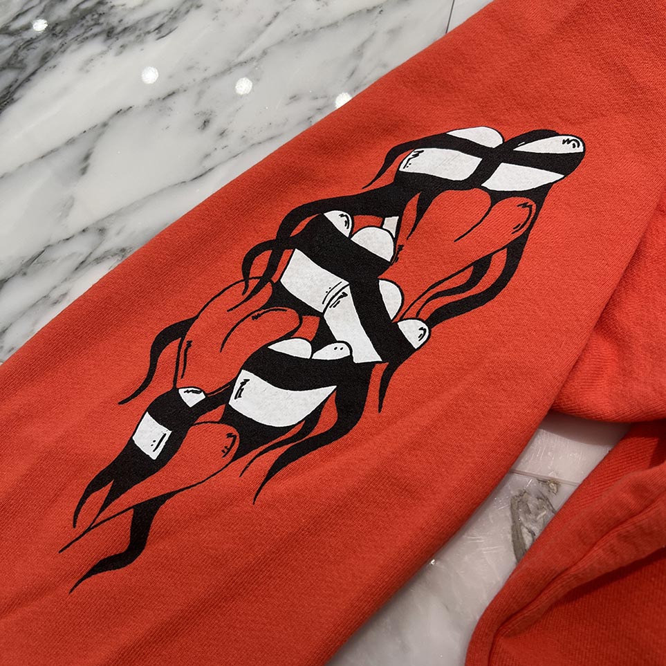 CHROME HEARTS × MATTY BOY 2023SS Sadistic Lipstick Sweatshirt Size XXL クロムハーツ × マッティボーイ サディスティックリップスティック クルーネックスウェットシャツ サイズXXL