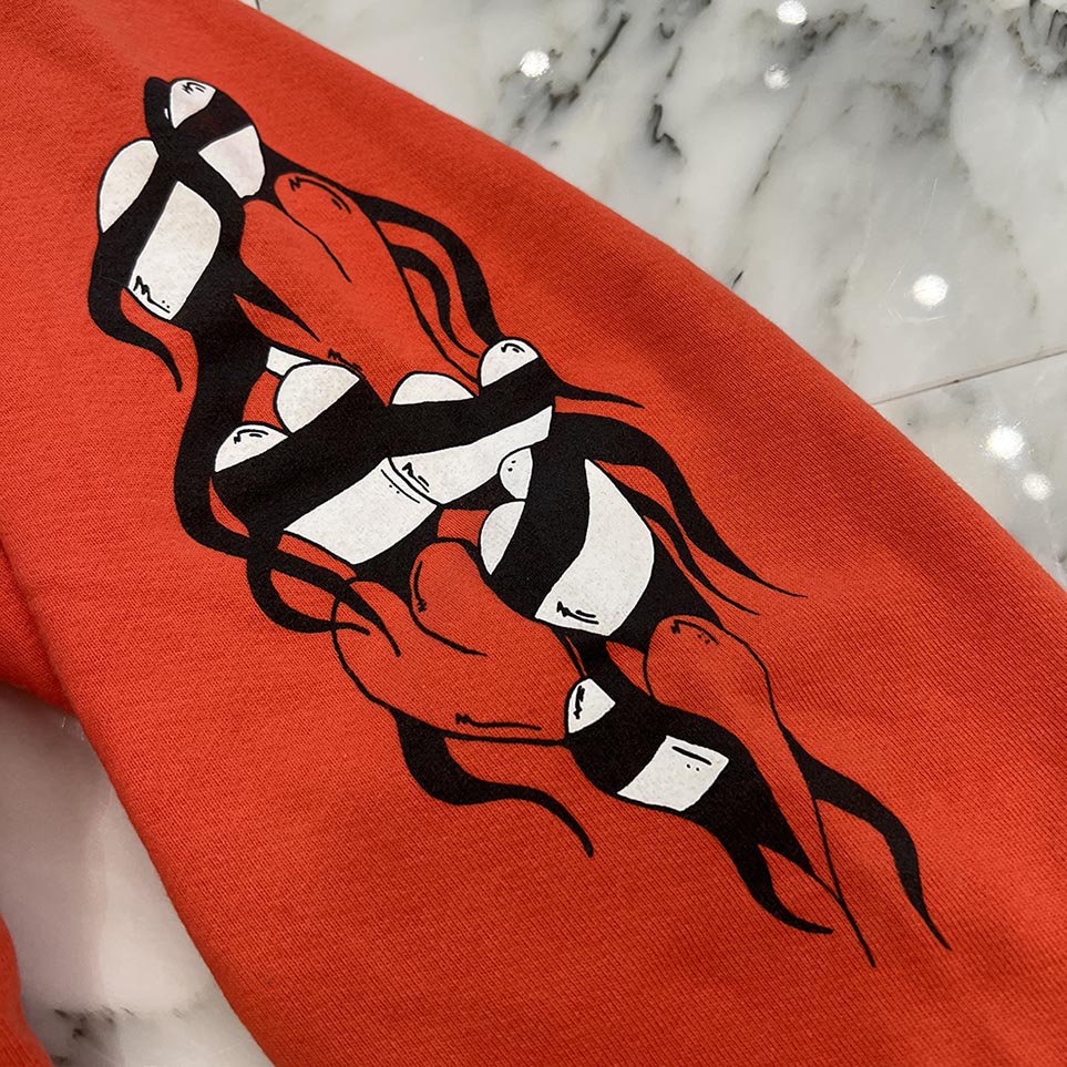 CHROME HEARTS × MATTY BOY 2023SS Sadistic Lipstick Sweatshirt Size XXL クロムハーツ × マッティボーイ サディスティックリップスティック クルーネックスウェットシャツ サイズXXL