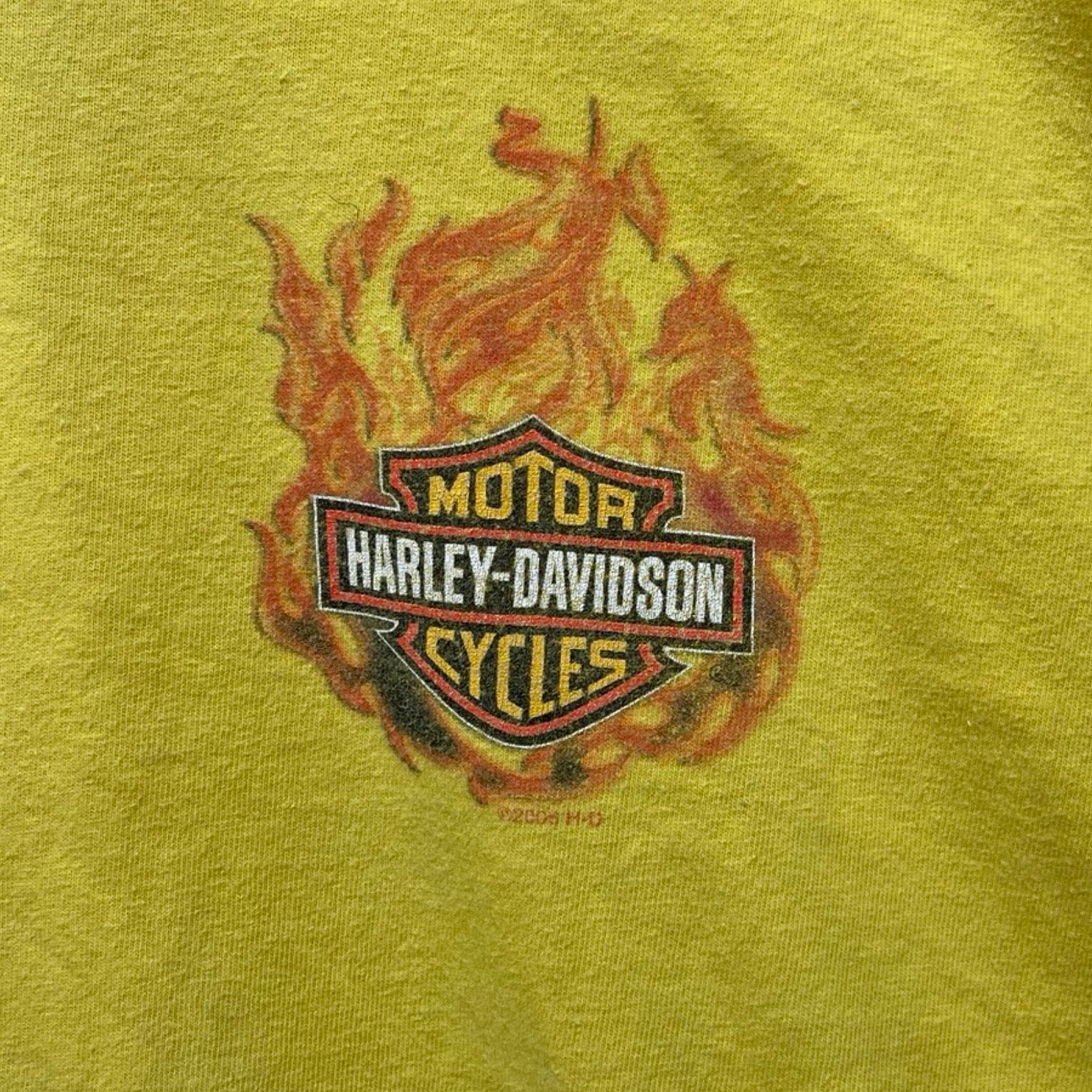 Vintage 00's Harley-Davidson "CRYSTAL RIVER" 2006 L/S Tee Size 2XL