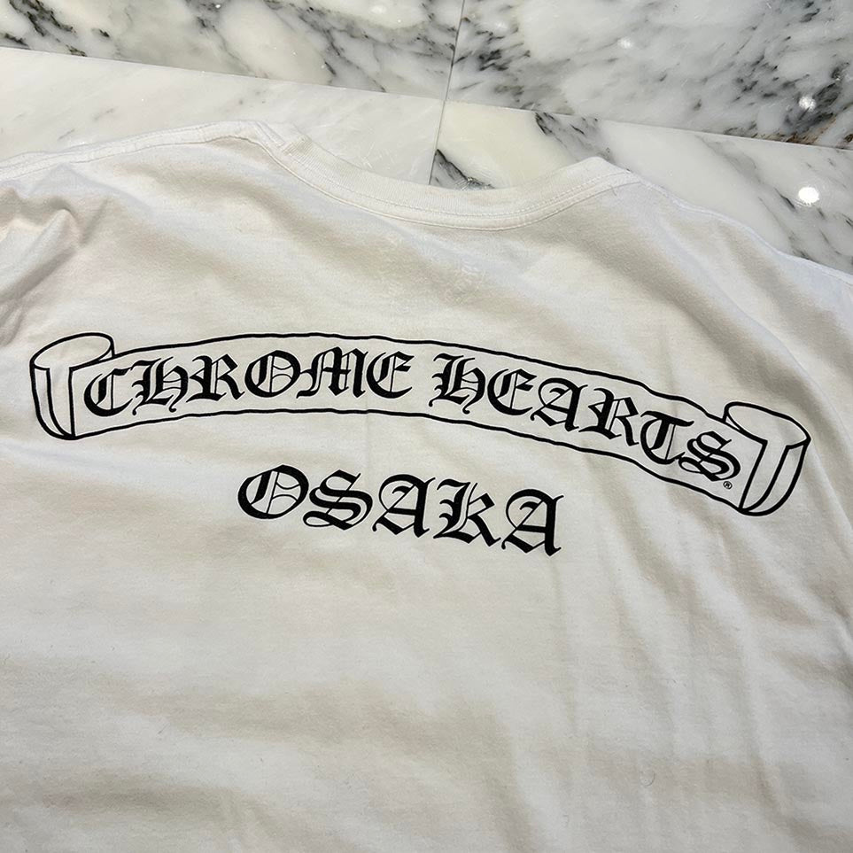 CHROME HEARTS OSAKA Limited Scroll Label Logo Tee Size L クロムハーツ 大阪限定 スクロールラベルロゴ Tシャツ サイズL
