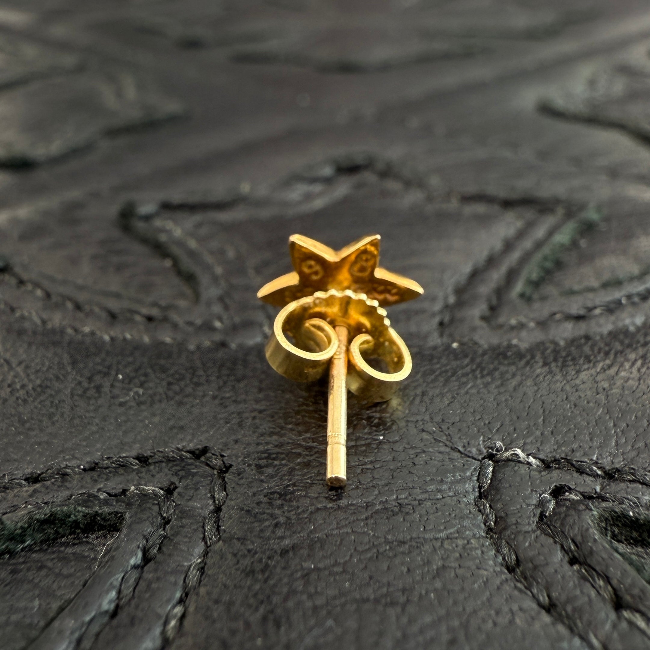 Chrome Hearts スタッドピアス　スター CHROME HEARTS 22K STAR STUD Earrings クロムハーツ 22K スター