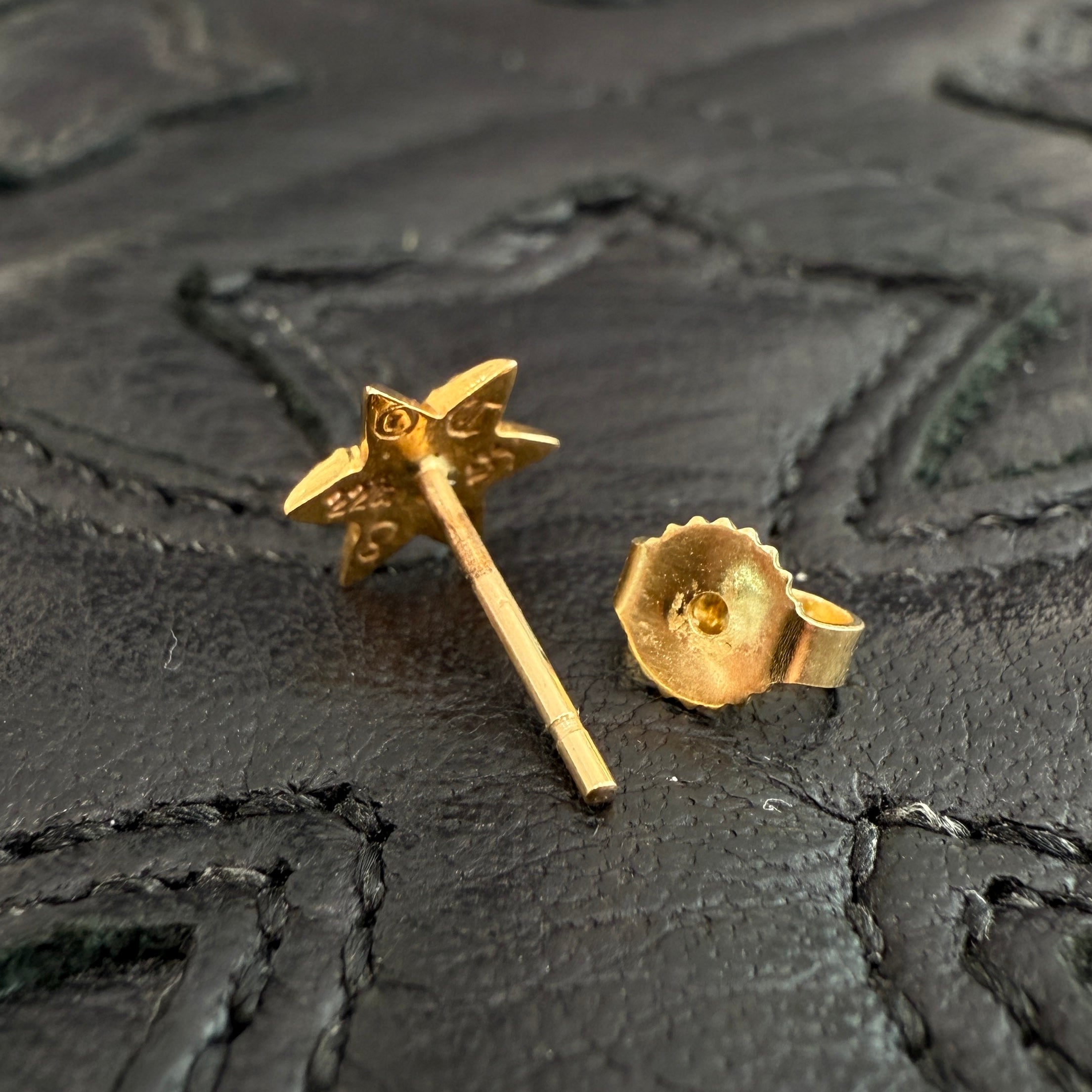 CHROME HEARTS 22K STAR STUD Earrings クロムハーツ 22K スタースタッド イヤリング ピアス