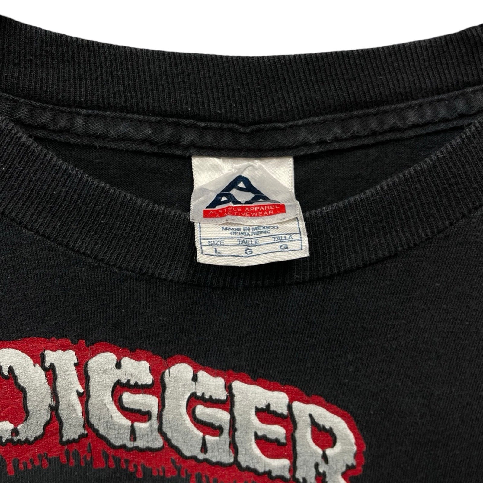 Vintage 00's Grave Digger Bad To The Bone 2000 L/S Tee Size L