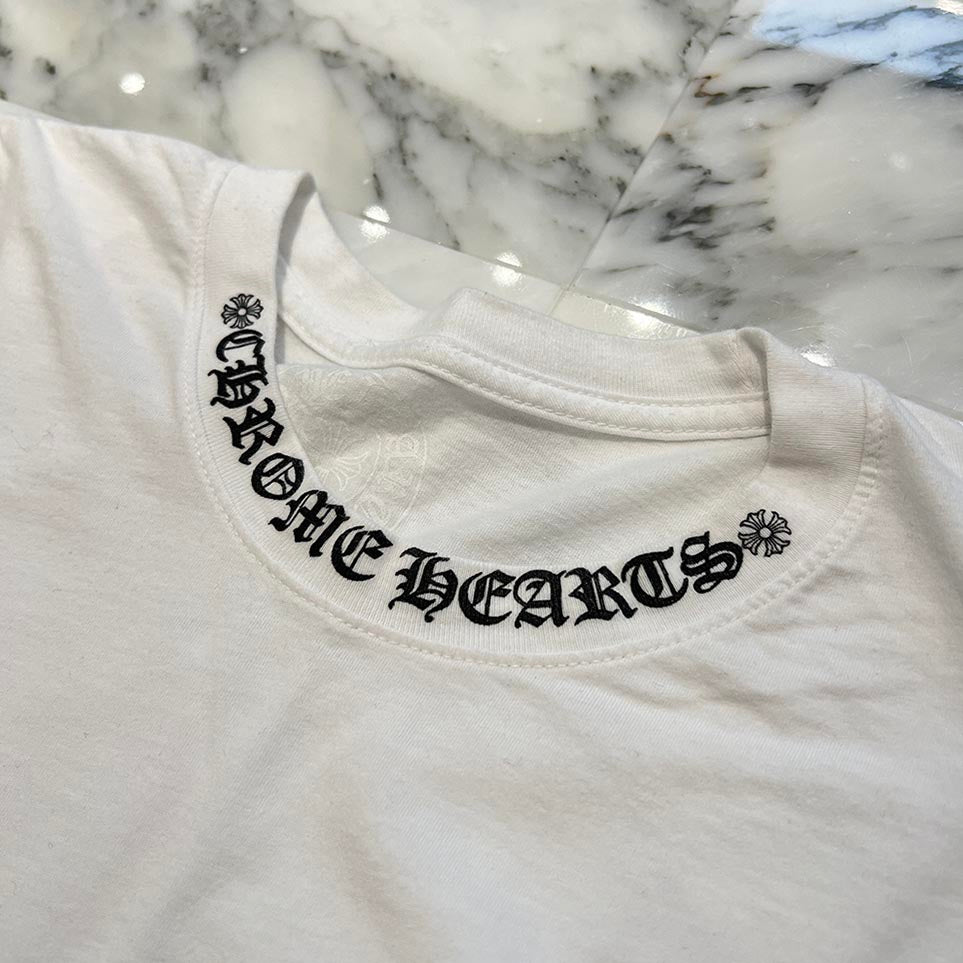 CHROME HEARTS Neck Logo Long Sleeve Tee Size XL クロムハーツ ネックロゴ ロングスリーブTシャツ サイズXL
