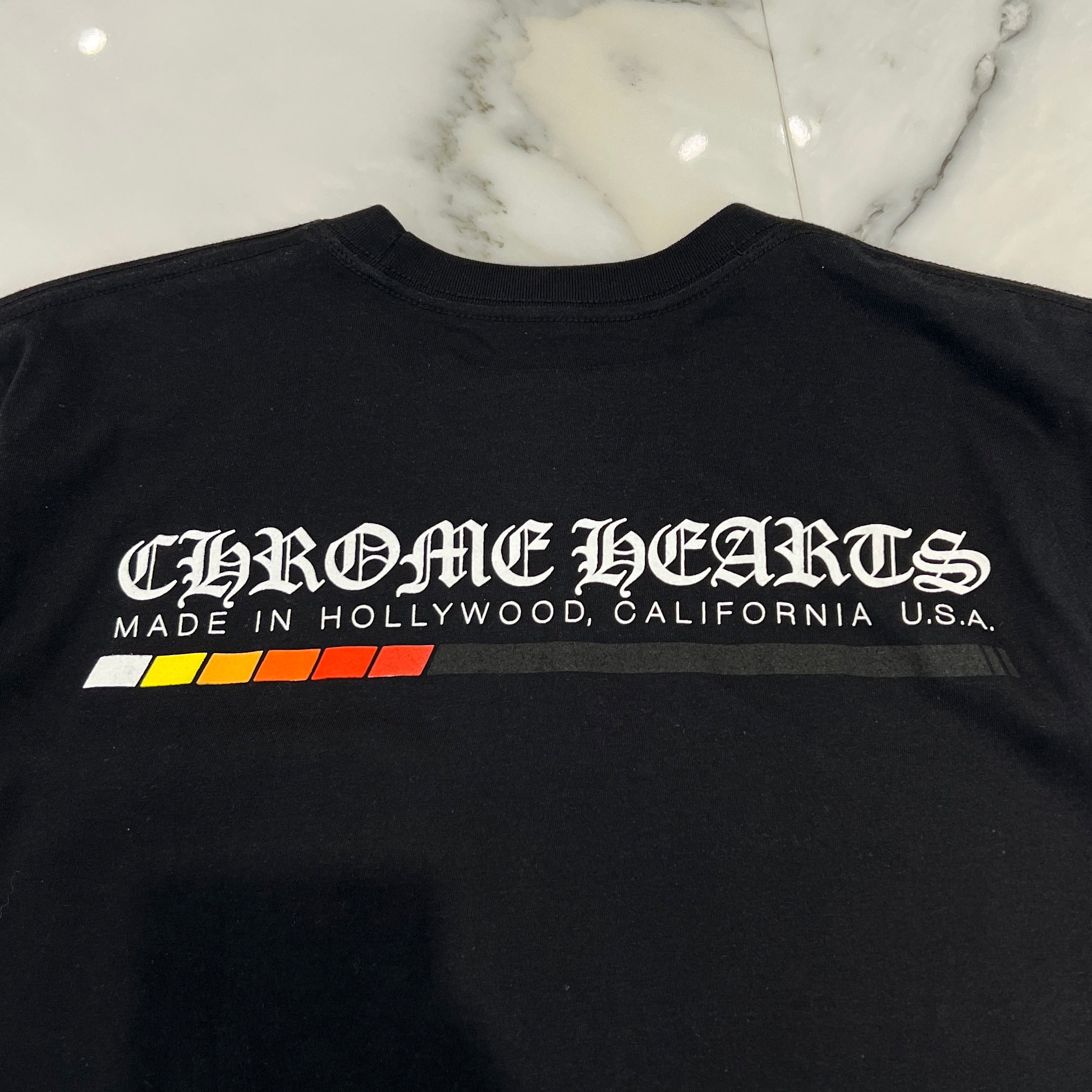 CHROME HEARTS Neon Bar Logo Tee Size L クロムハーツ ネオンバー ロゴ Tシャツ サイズL