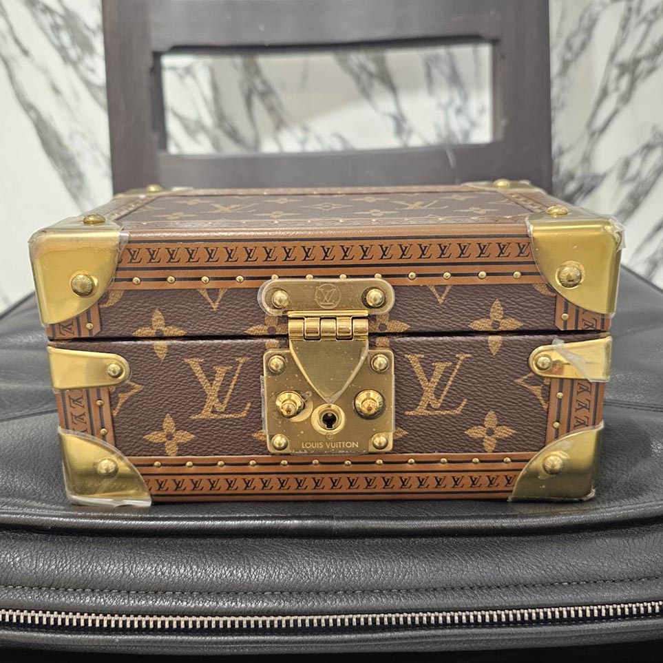 LOUIS VUITTON 2020AW Coffret Tresor 24 Jewellery Box M10139 ルイヴィトン モノグラム コフレ・トレゾール 24 クレーム ジュエリーボックス